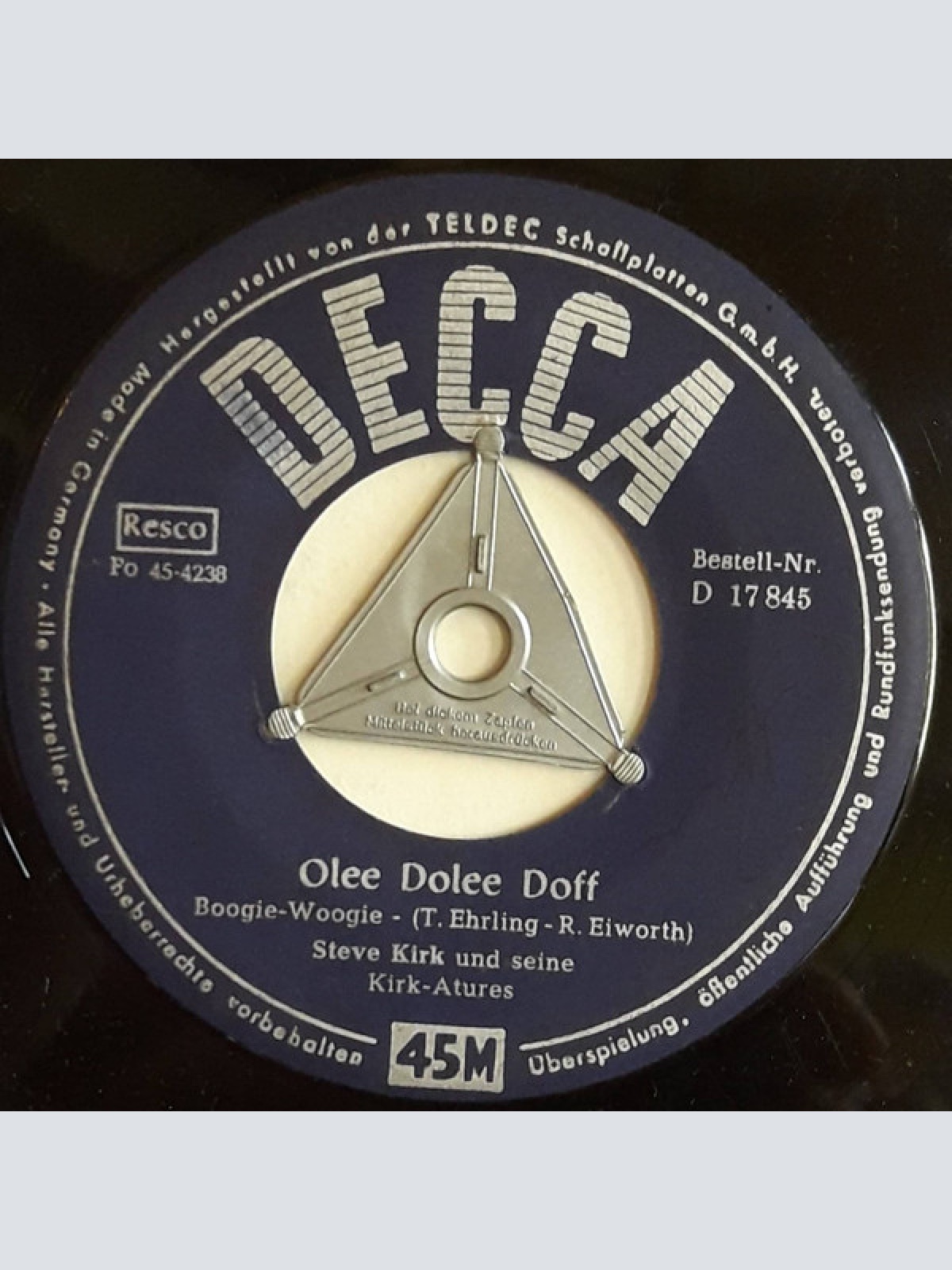 Vinyl / Steve Kirk Und Seine Kirk-Atures* - Le Grisbi / Olee Dolee Doff