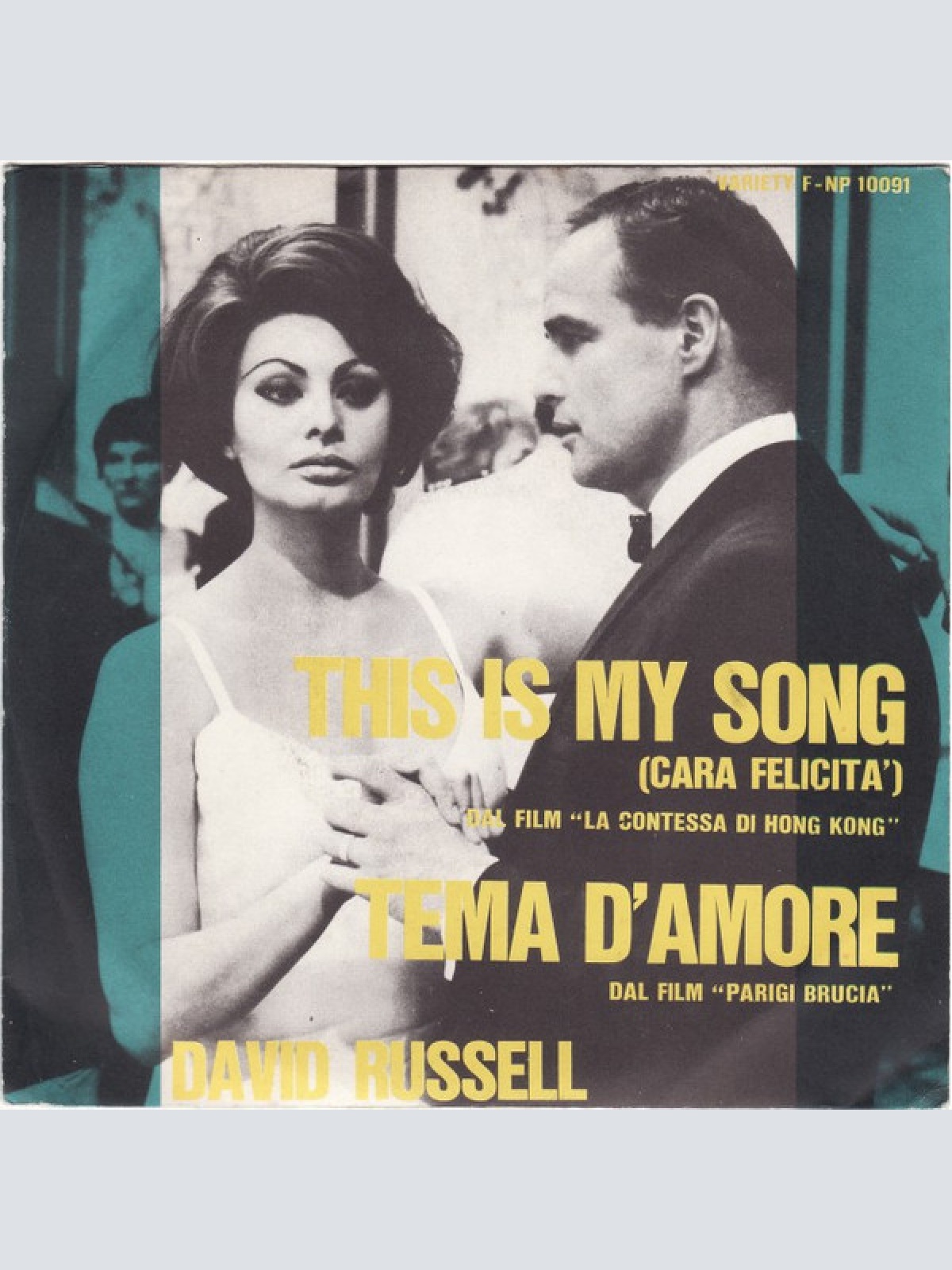 Vinyl / David Russell (17) - This Is My Song (Cara Felicità) / Tema D'Amore