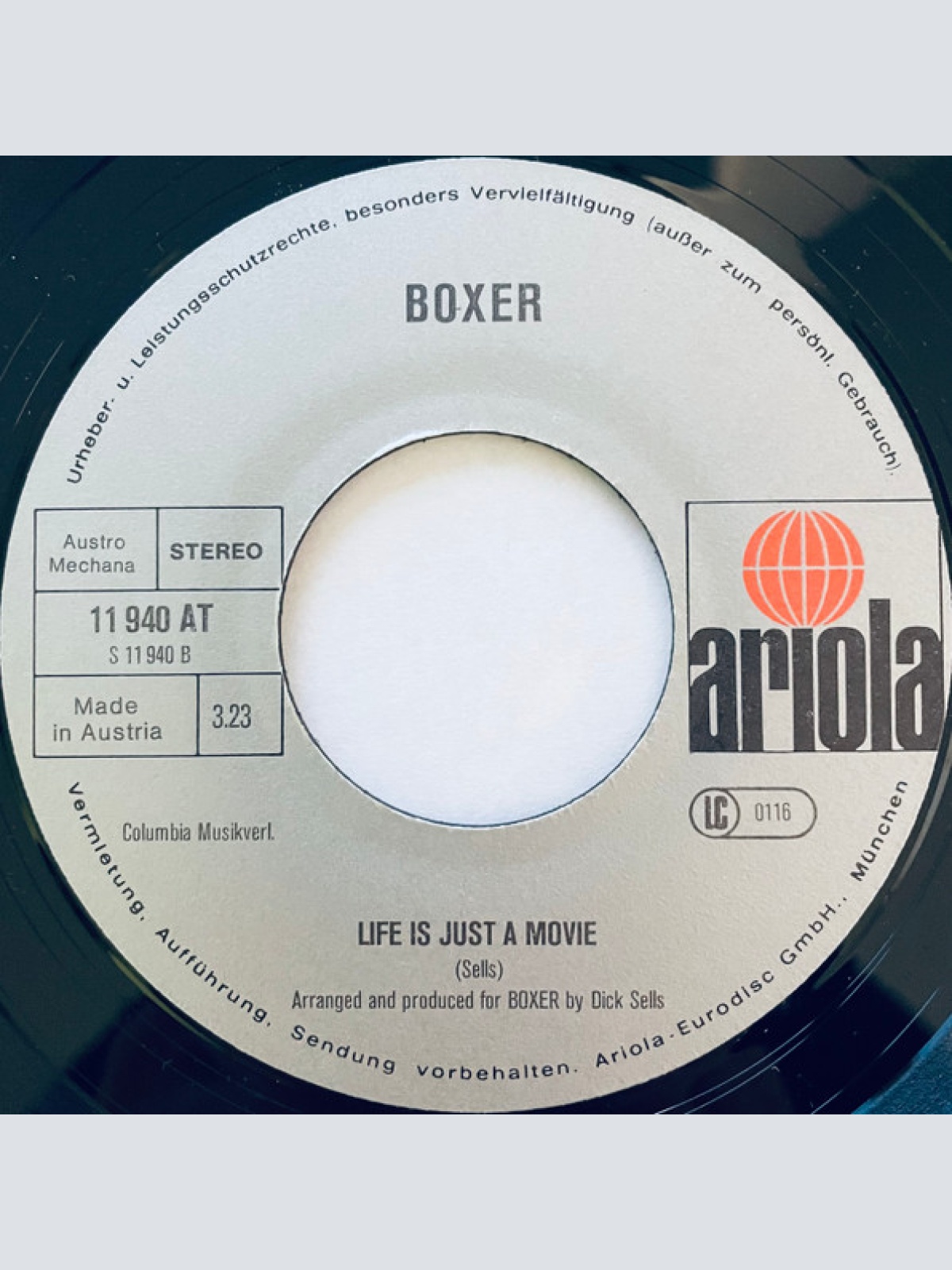 Vinyl / Boxer (11) - Superchamp / Life Is Just A Movie