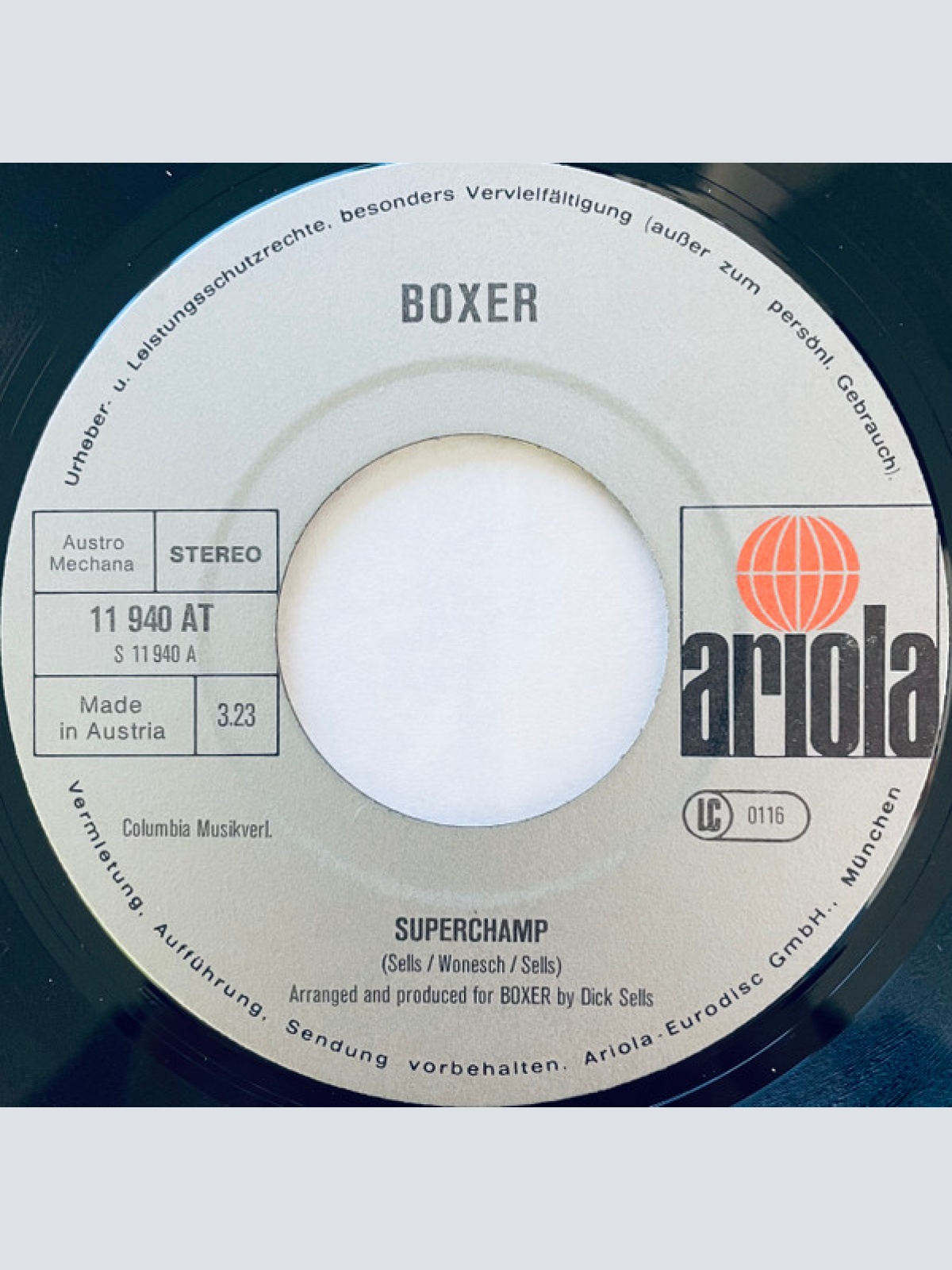 Vinyl / Boxer (11) - Superchamp / Life Is Just A Movie