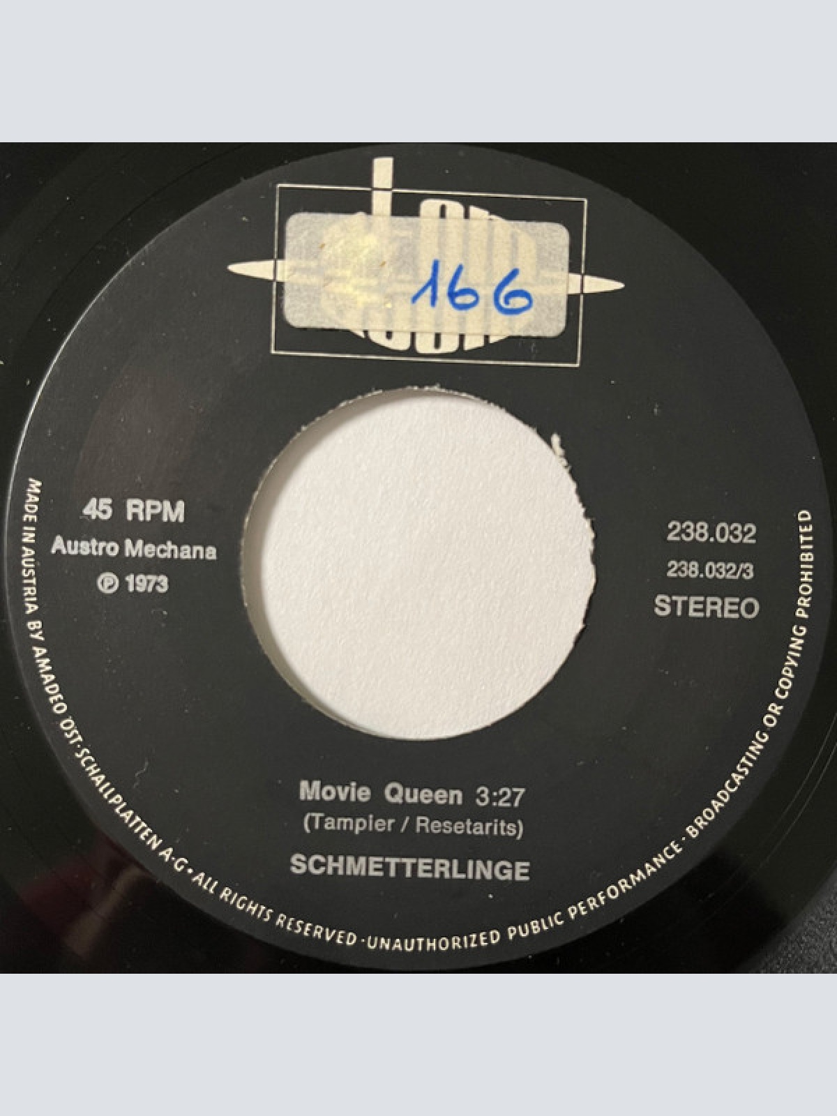 Vinyl / Schmetterlinge - Movie Queen