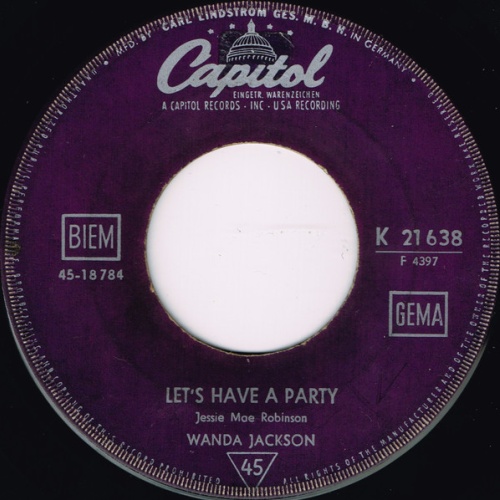 Vinyl / Wanda Jackson - Let's Have A Party / Cool Love