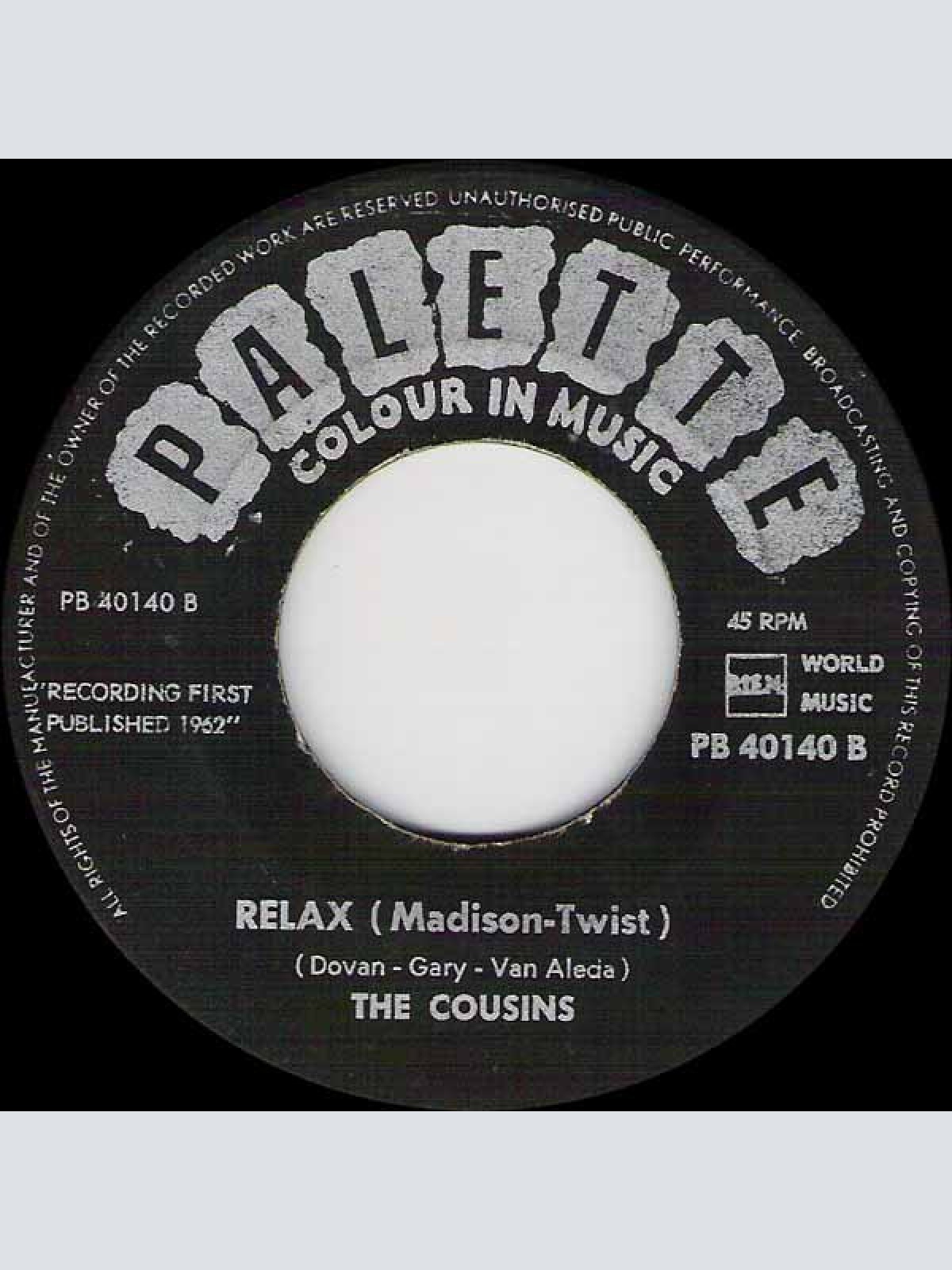 Vinyl / The Cousins - The Robot