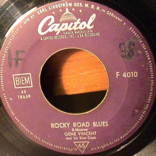 Vinyl / Gene Vincent And His Blue Caps* - Rocky Road Blues / Yes I Love You Baby
