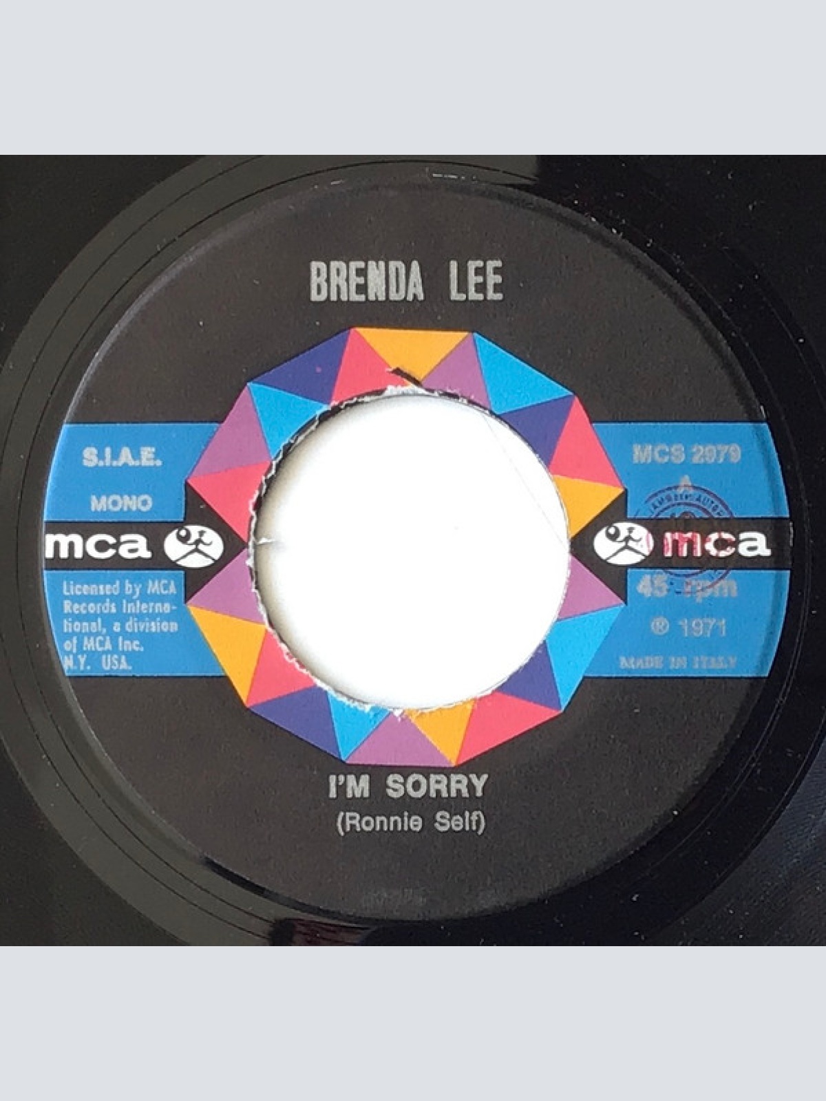 Vinyl / Brenda Lee - I'm Sorry / Dum Dum