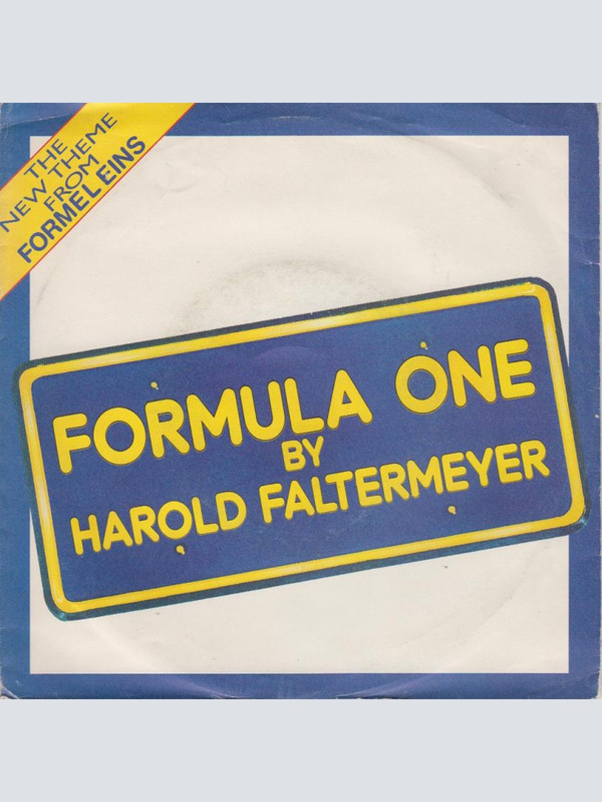Vinyl / Harold Faltermeyer - Formula One