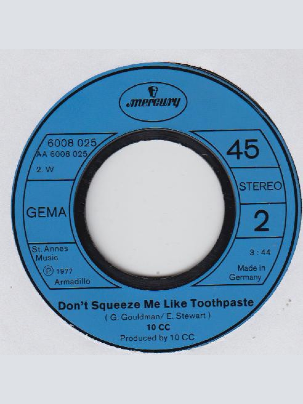 Vinyl / 10cc - Good Morning Judge