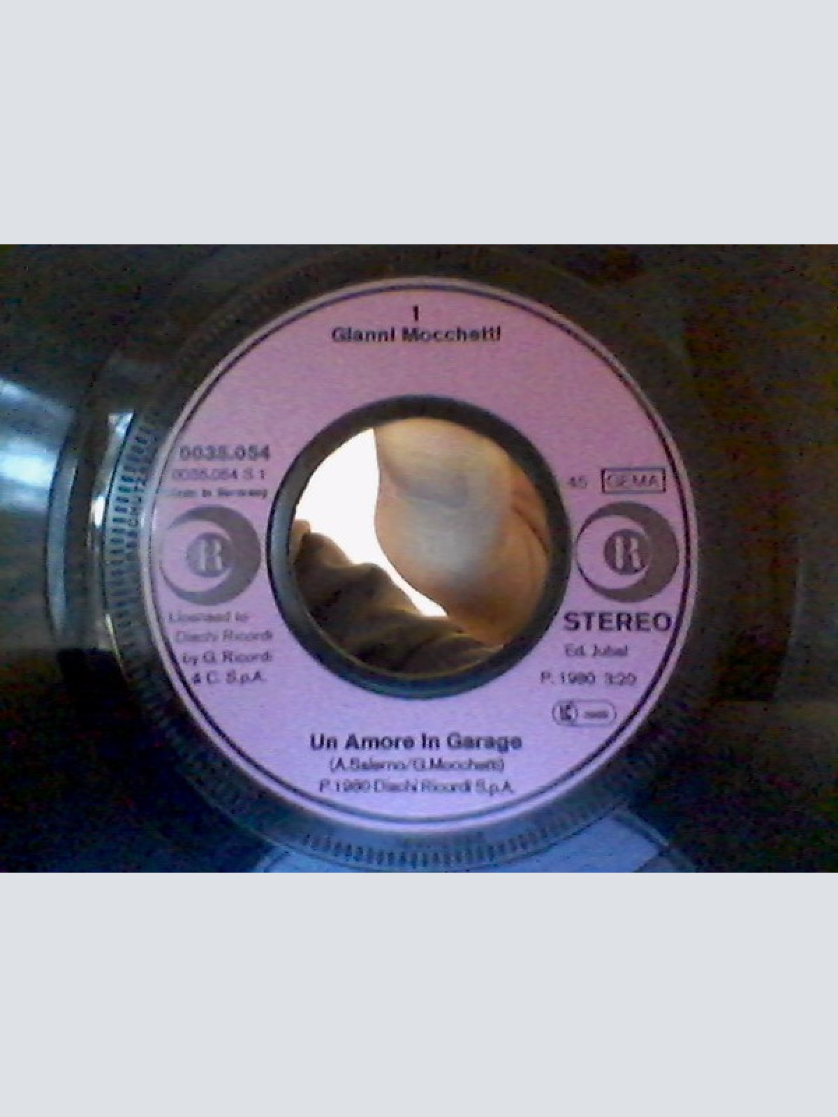 Vinyl / Gianni Mocchetti - Un Amore In Garage