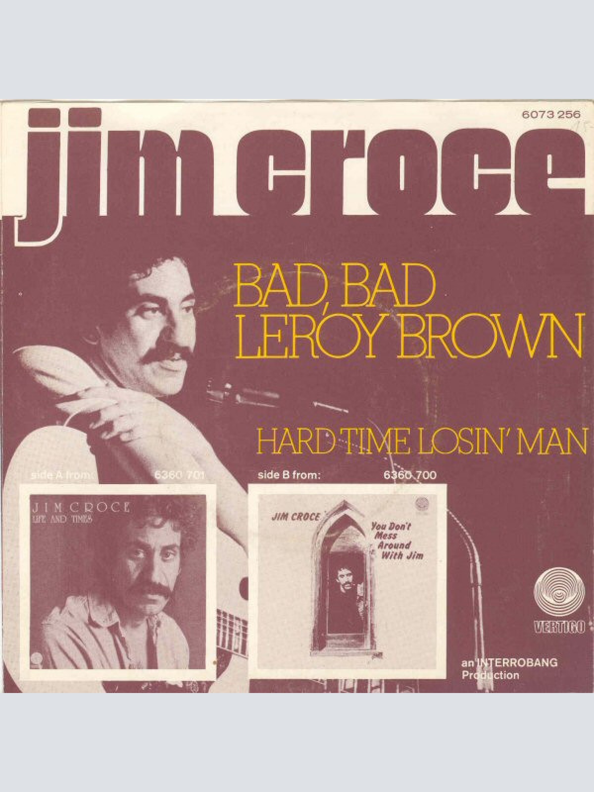 Vinyl / Jim Croce - Bad, Bad Leroy Brown