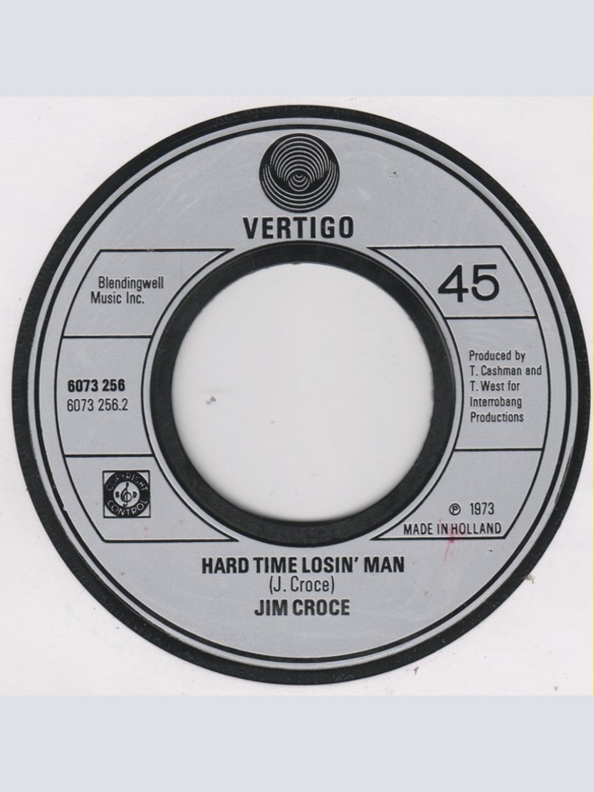 Vinyl / Jim Croce - Bad, Bad Leroy Brown