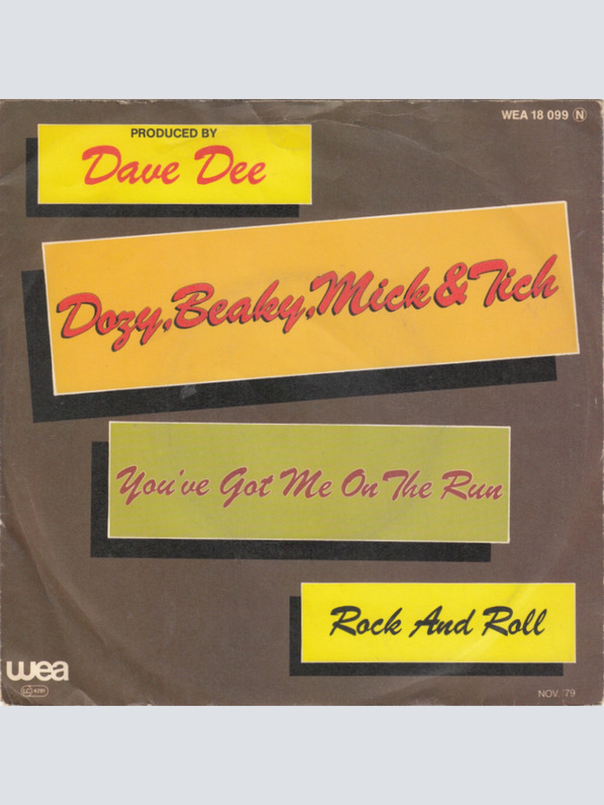 Vinyl / Dozy, Beaky, Mick & Tich - You've Got Me On The Run