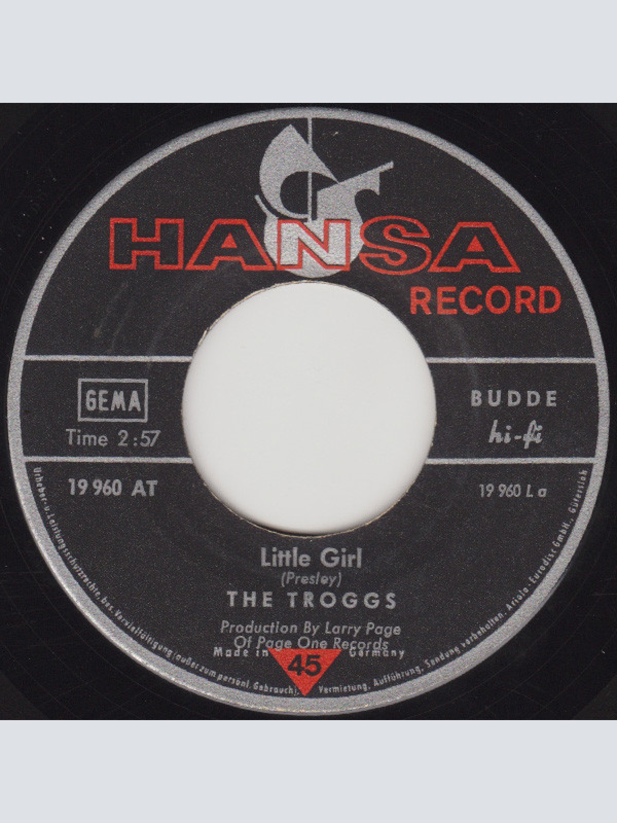 Vinyl / The Troggs - Little Girl
