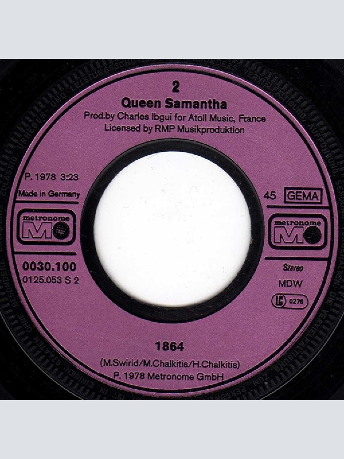 Vinyl / Queen Samantha - The Letter