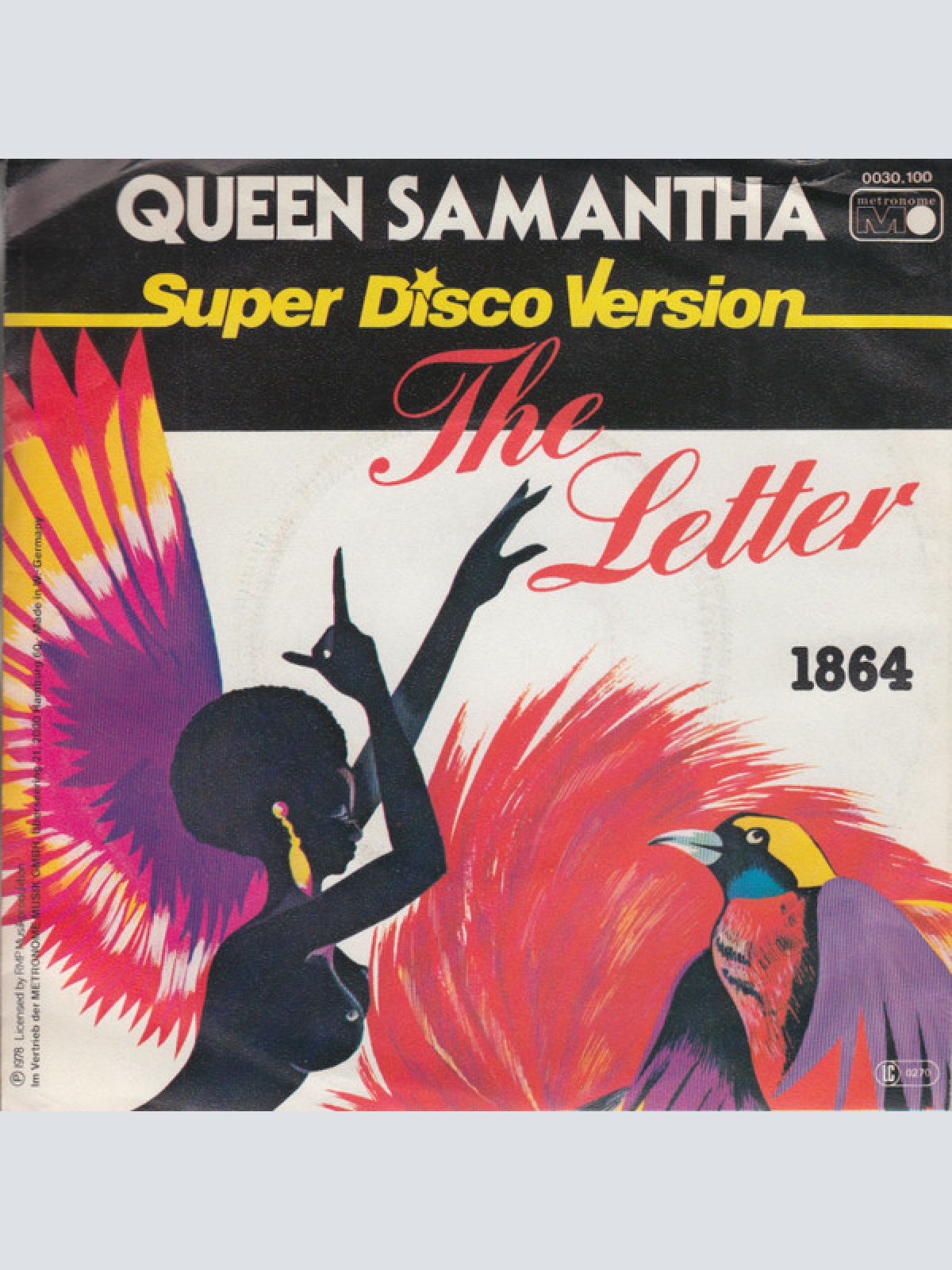 Vinyl / Queen Samantha - The Letter