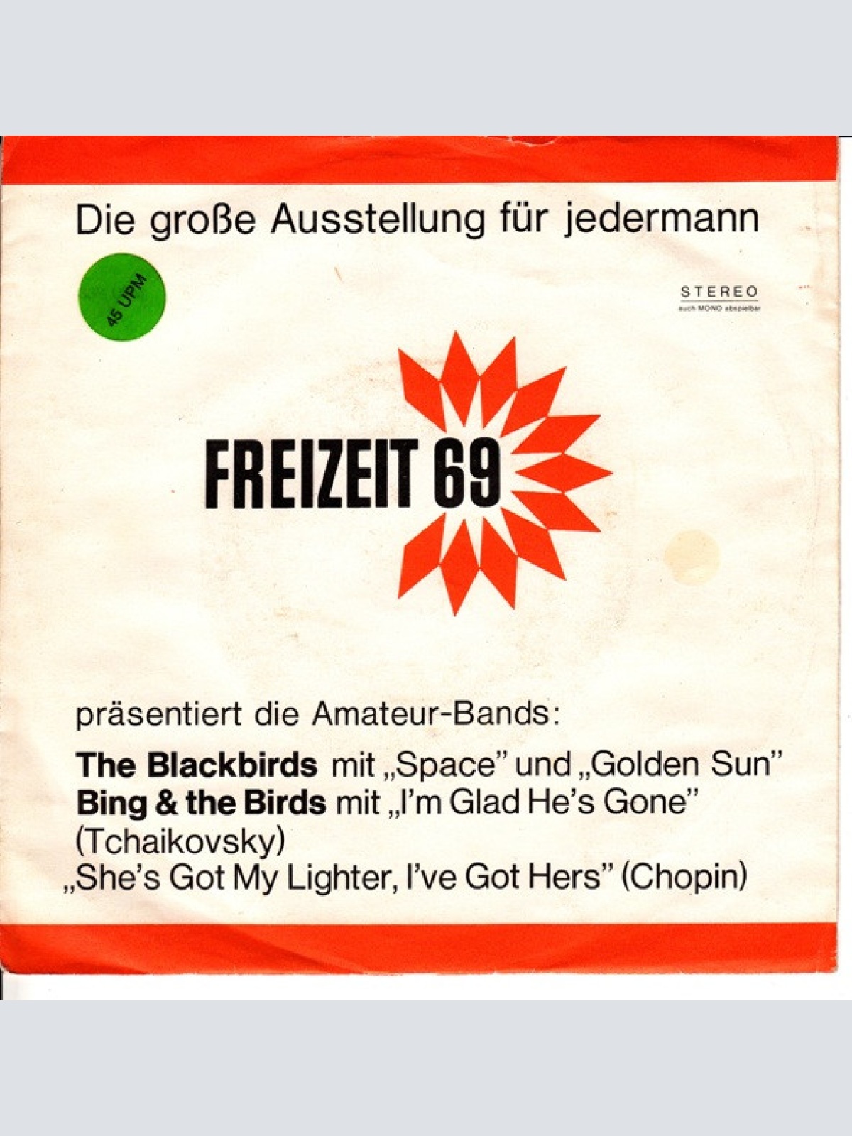 Vinyl / The Blackbirds (2), Bing & The Birds - Freizeit 69