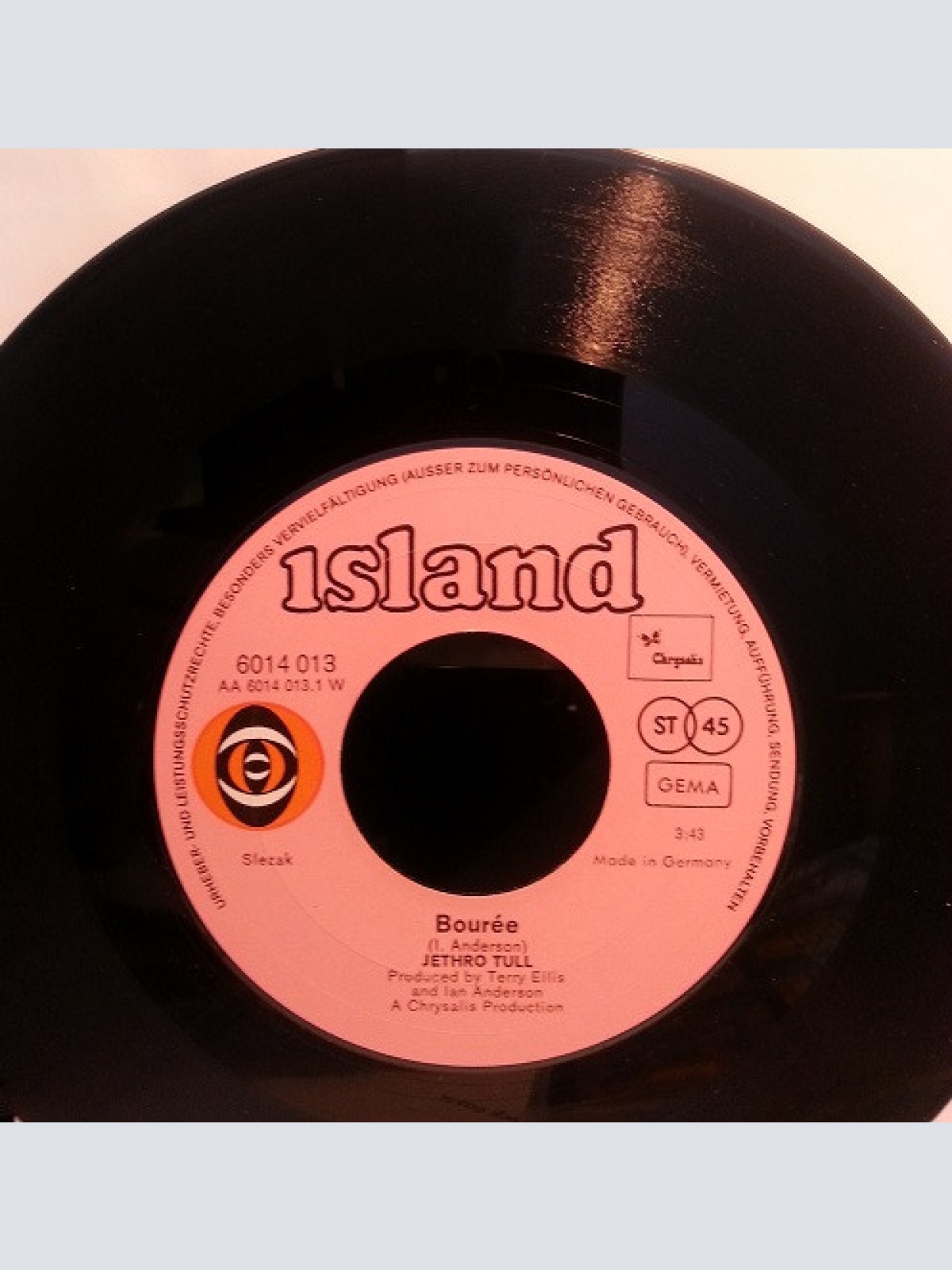 Vinyl / Jethro Tull - Bourée