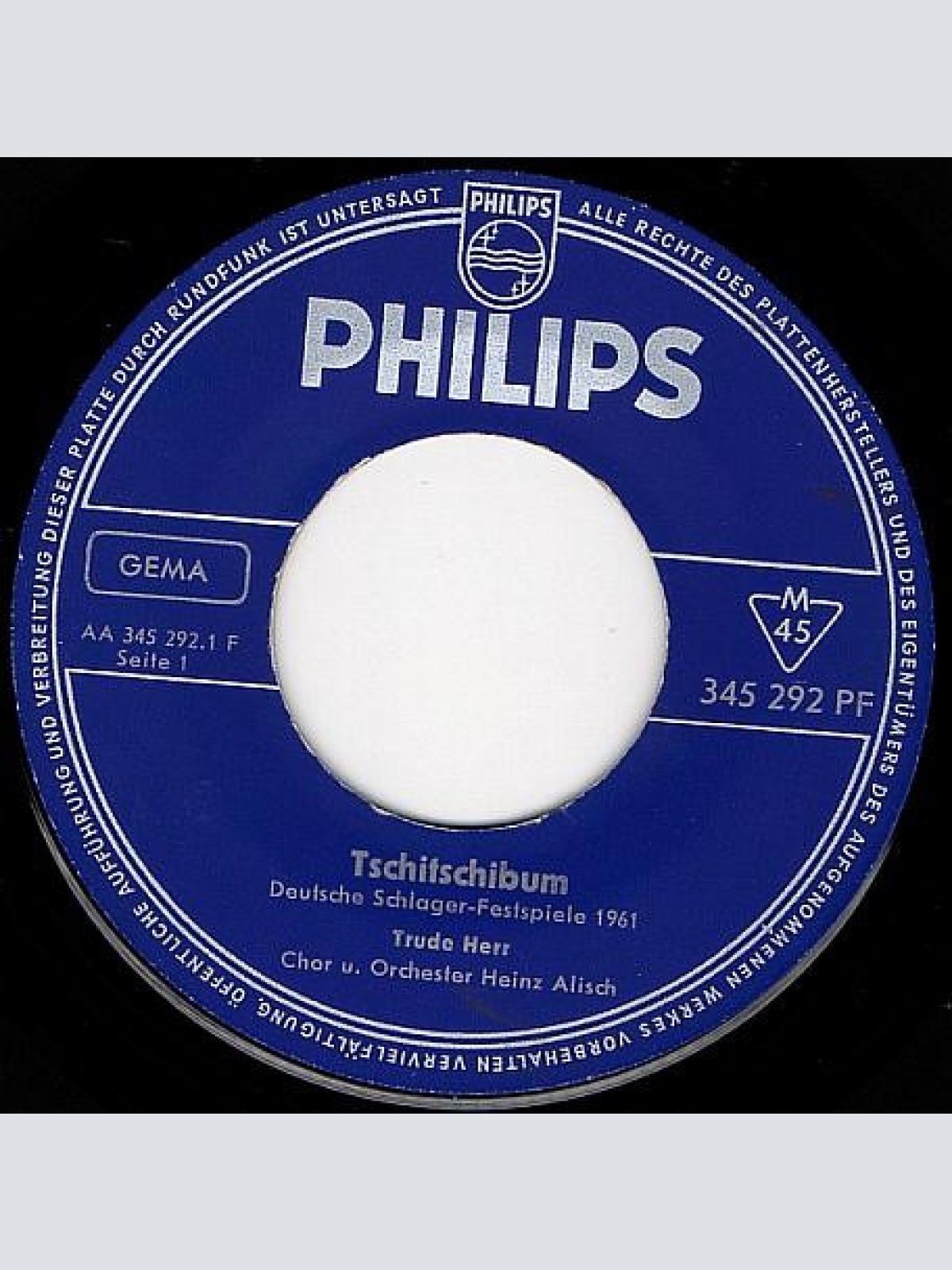 Vinyl / Trude Herr - Tschitschibum