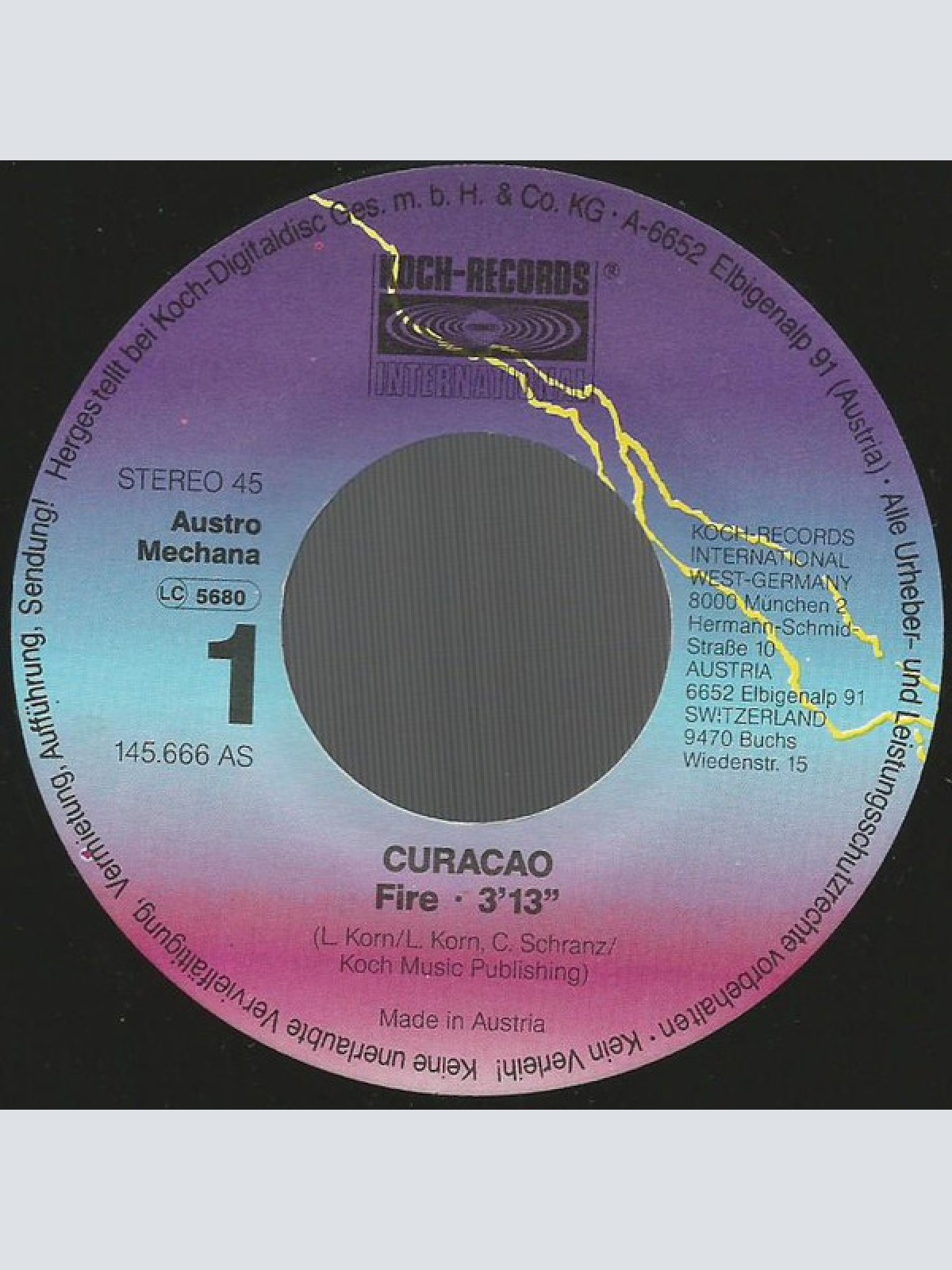 Vinyl / Curacao - Fire
