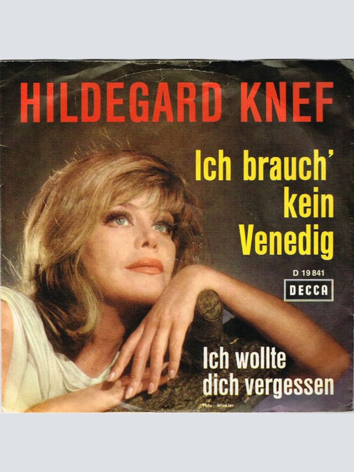 Vinyl / Hildegard Knef - Ich Brauch Kein Venedig