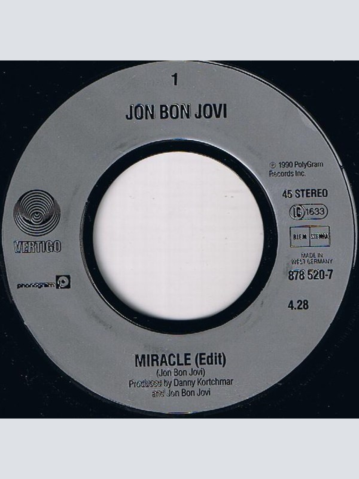 Vinyl / Jon Bon Jovi - Miracle