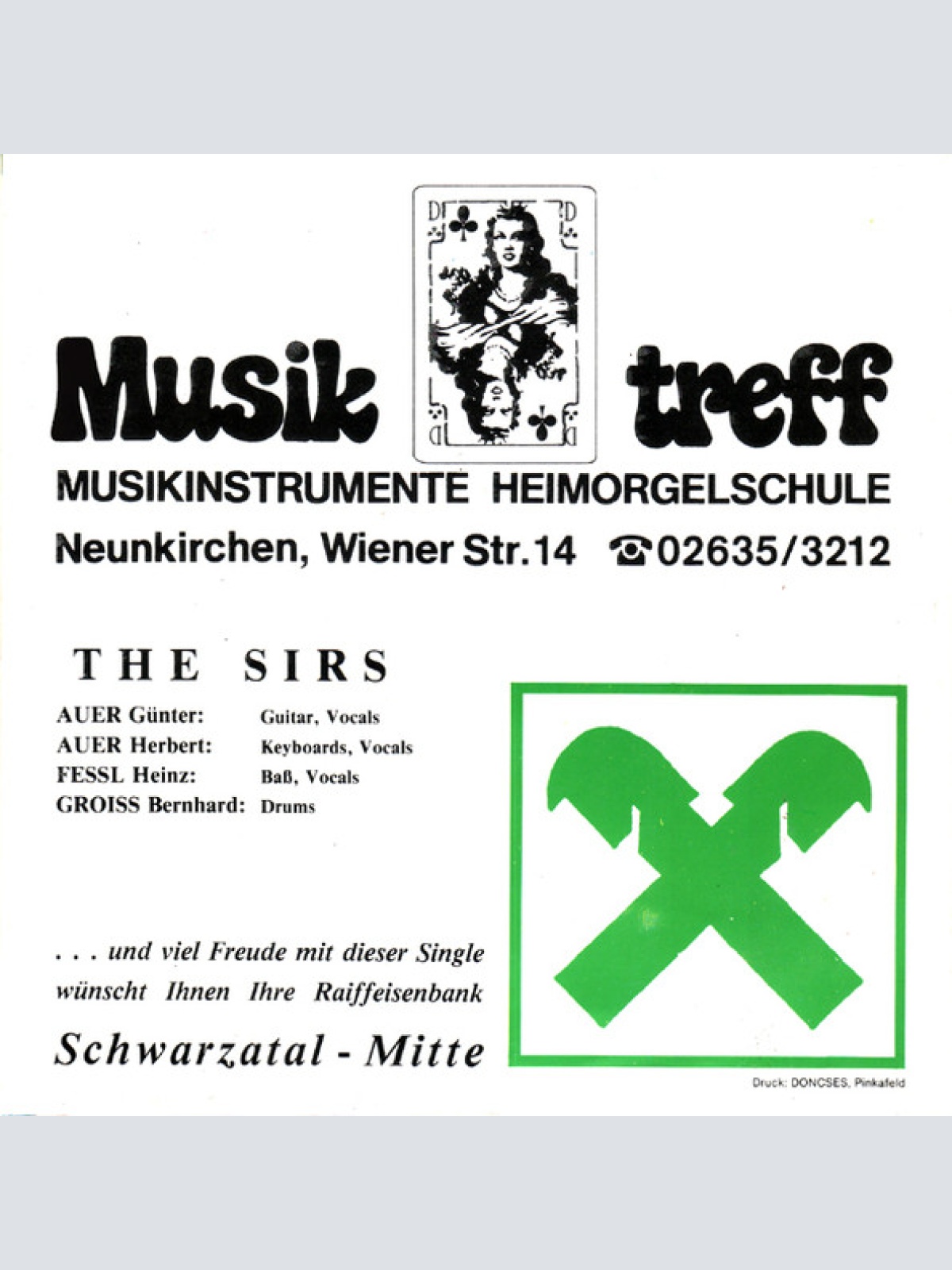 Vinyl / The Sirs (4) - Casanova / Black Lady Of Love