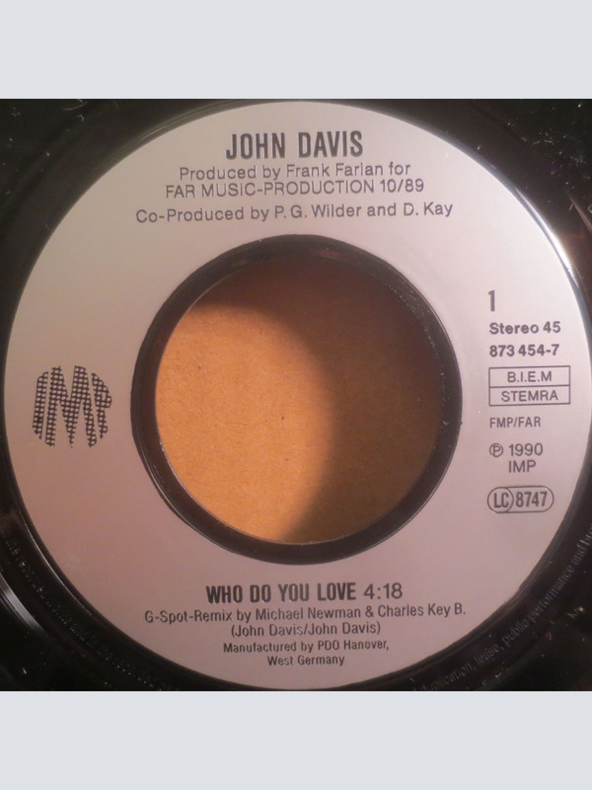 Vinyl / John Davis - Who Do You Love