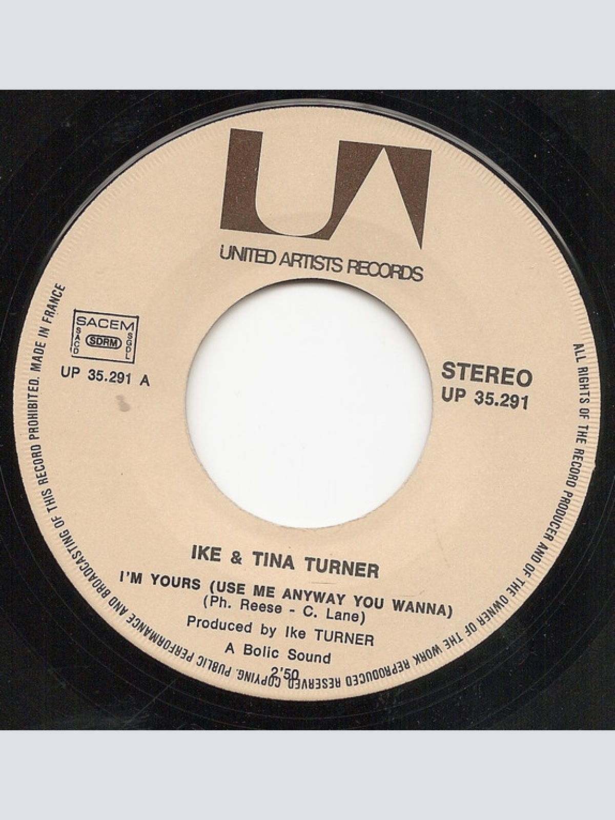 Vinyl / Ike & Tina Turner - I'm Yours (Use Me Anyway You Wanna)