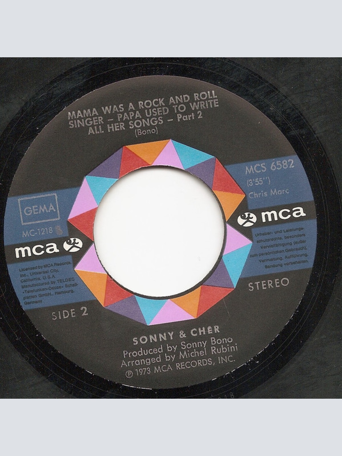 Vinyl / Sonny & Cher - Mama Was A Rock And Roll Singer - Papa Used To Write All Her Songs