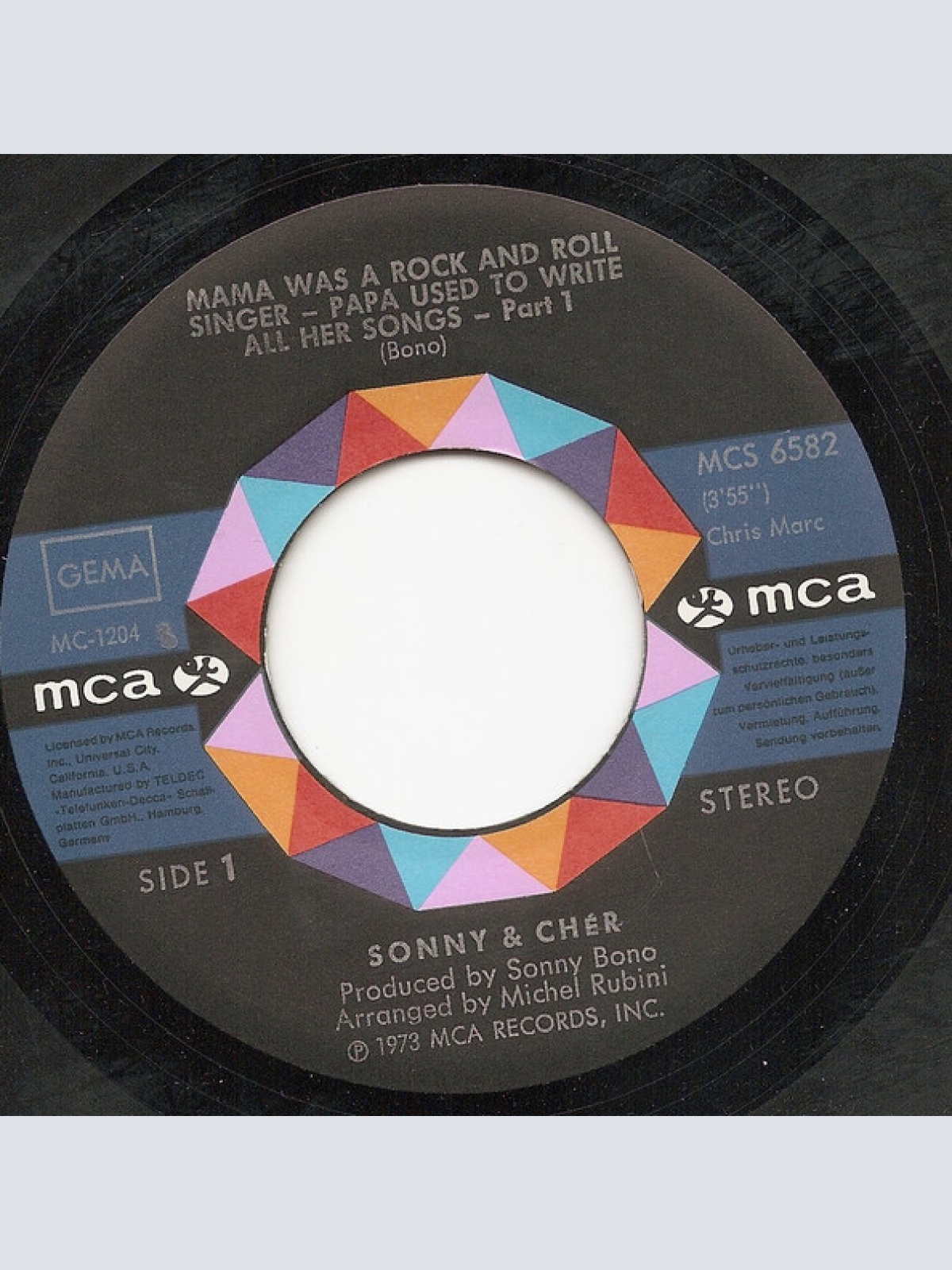 Vinyl / Sonny & Cher - Mama Was A Rock And Roll Singer - Papa Used To Write All Her Songs