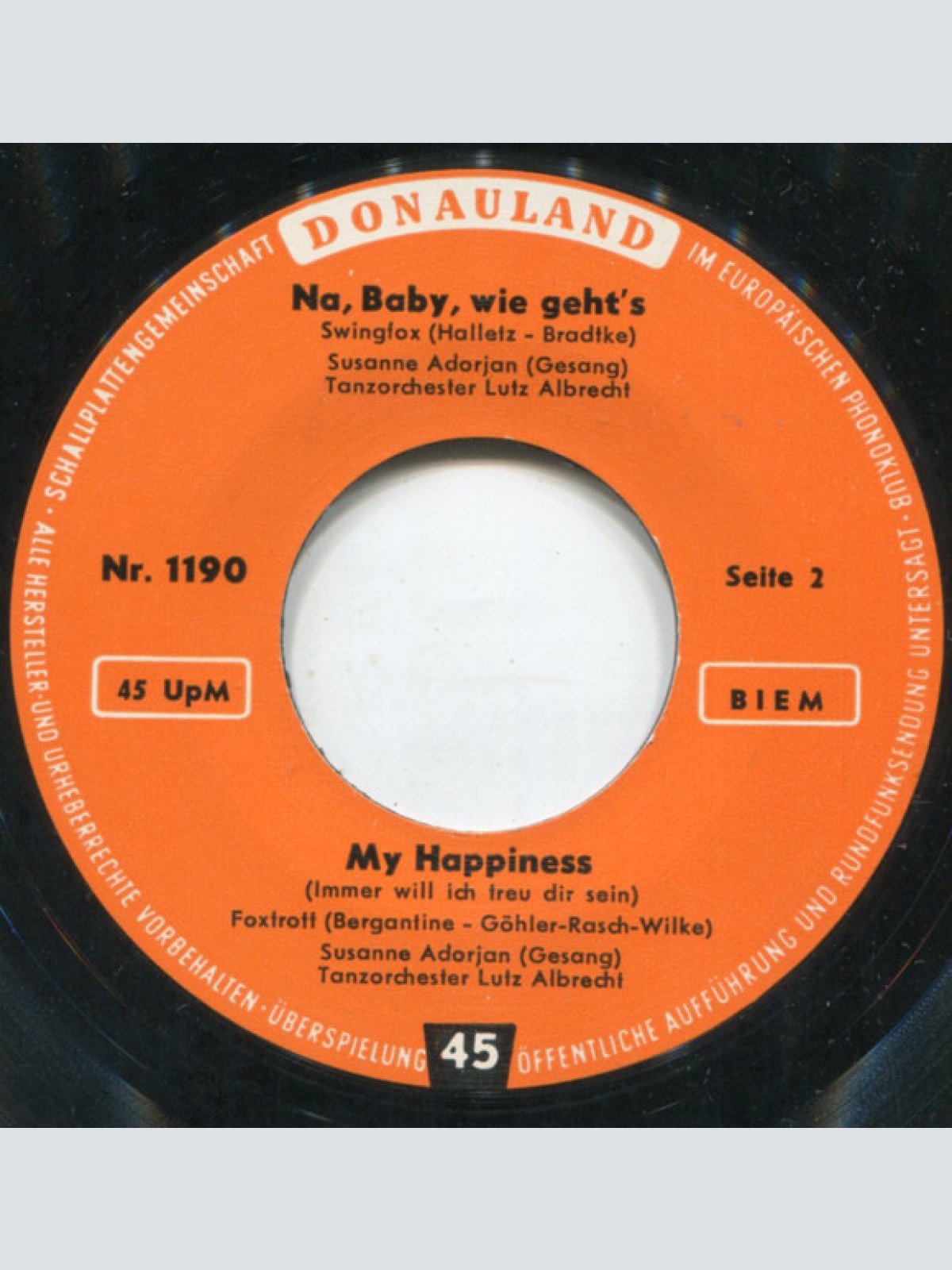 Vinyl / Die Kay Twins* / Susanne Adorjan - Das Ist Prima / O.K. (Okay, Okay) / Na, Baby, Wie Geht's / My Happiness