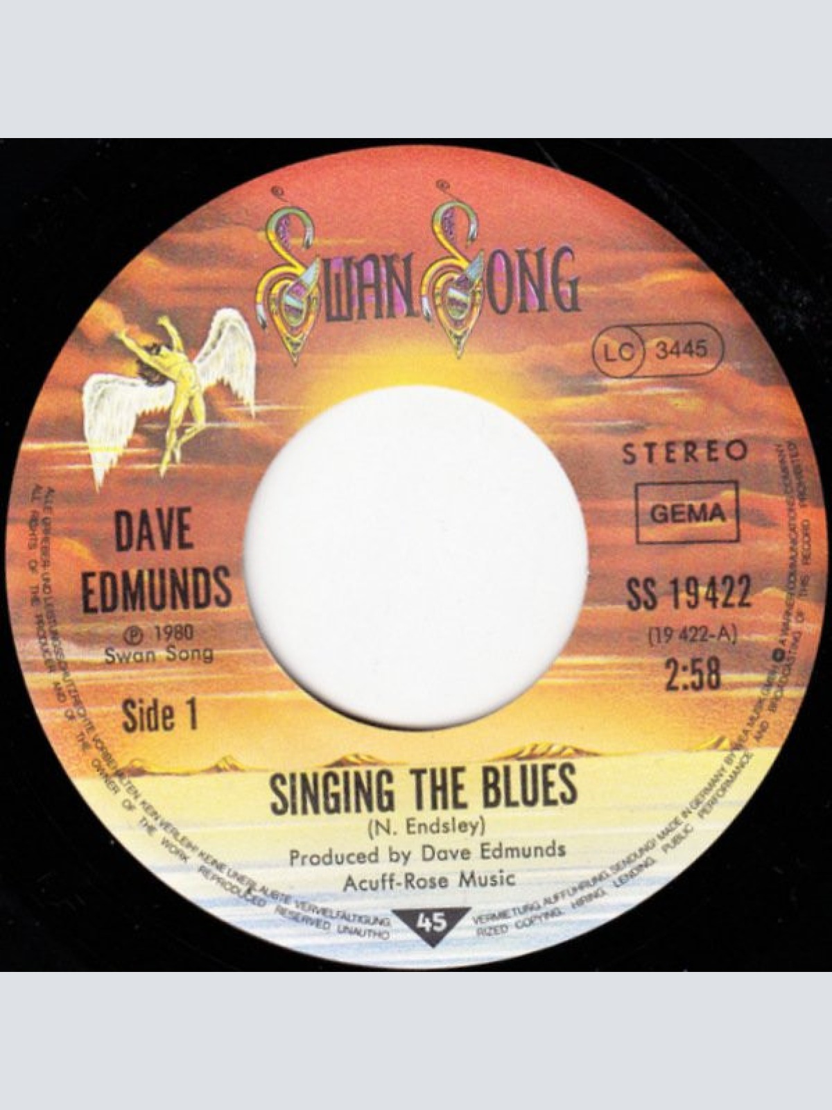 Vinyl / Dave Edmunds - Singing The Blues