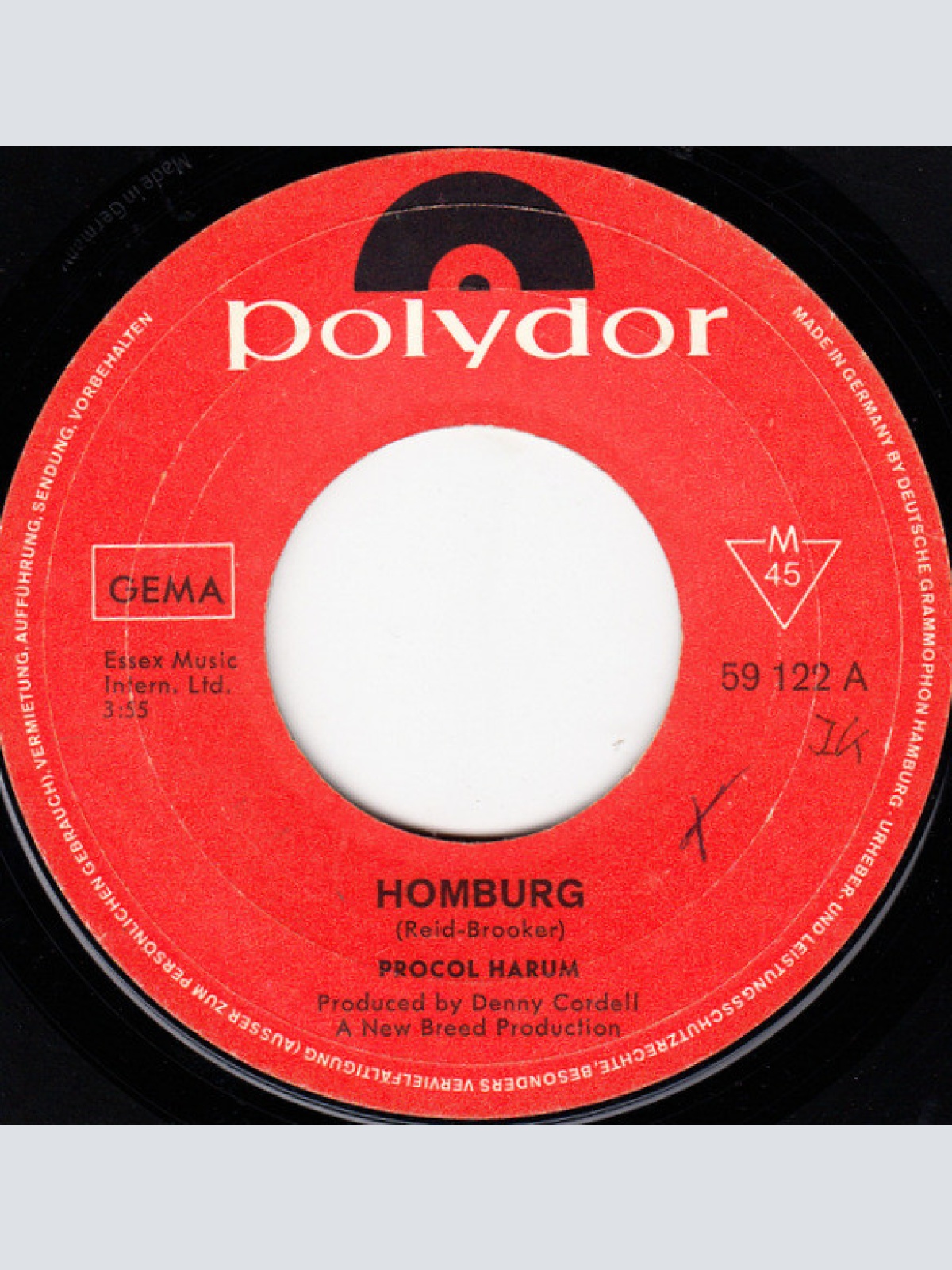 Vinyl / Procol Harum - Homburg