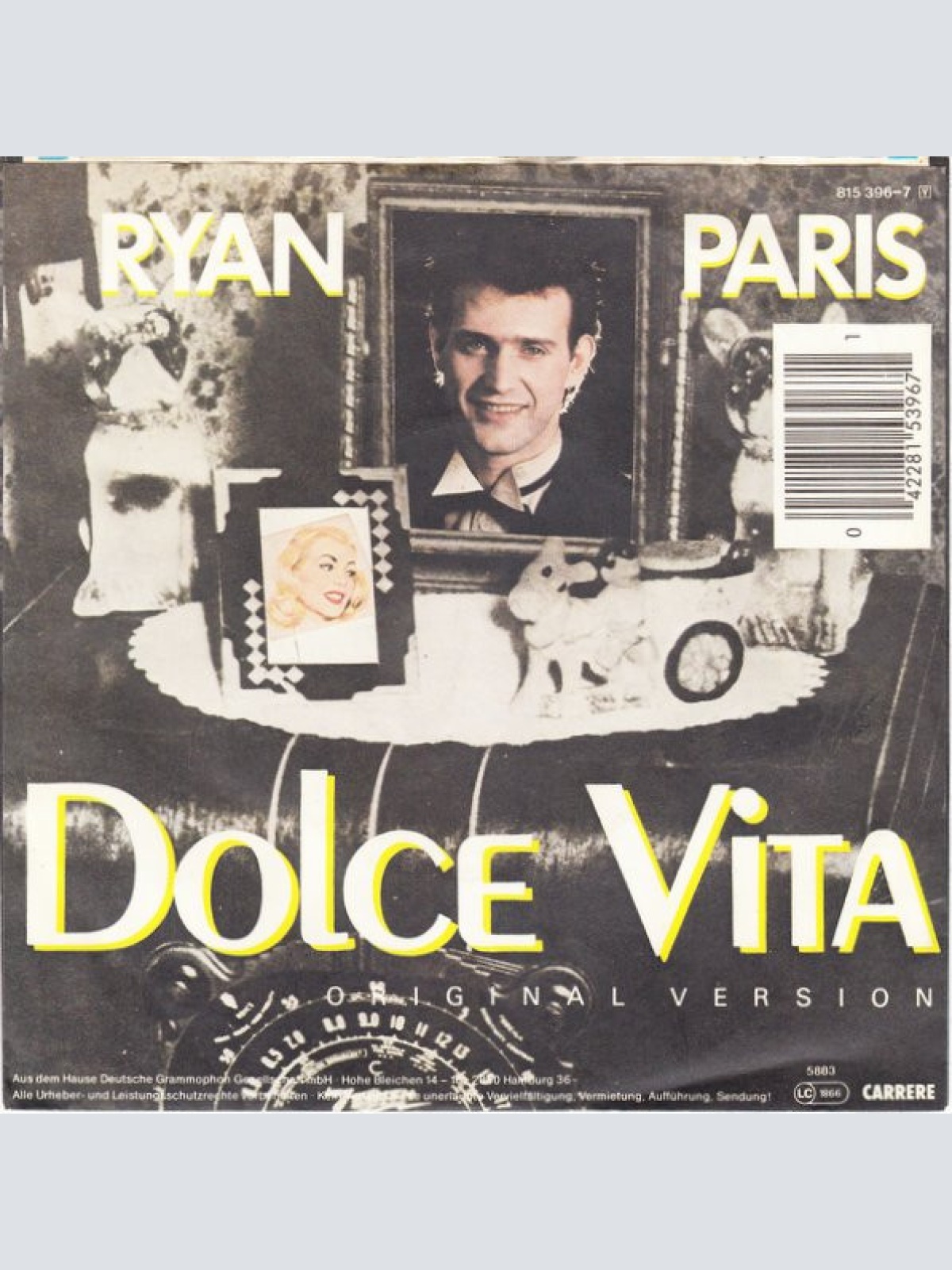 Vinyl / Ryan Paris - Dolce Vita (Original Version)