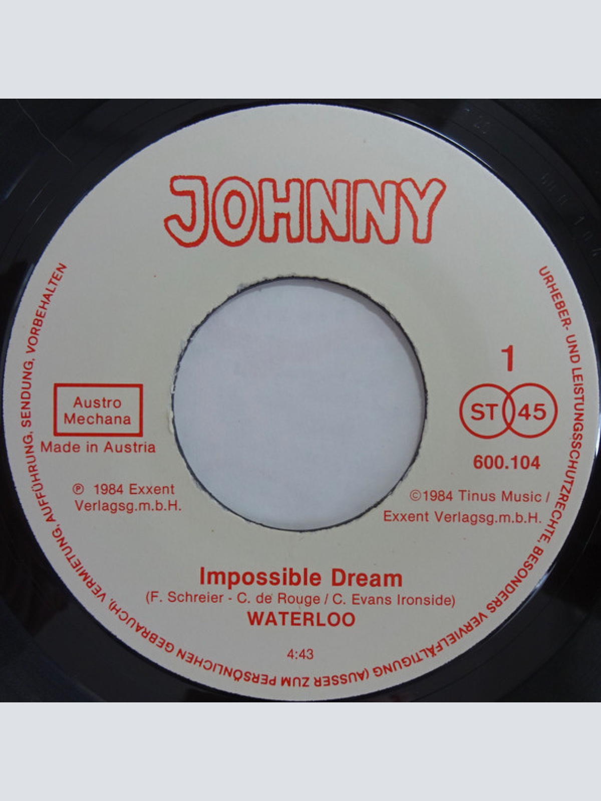 Vinyl / Waterloo (3) - Impossible Dream
