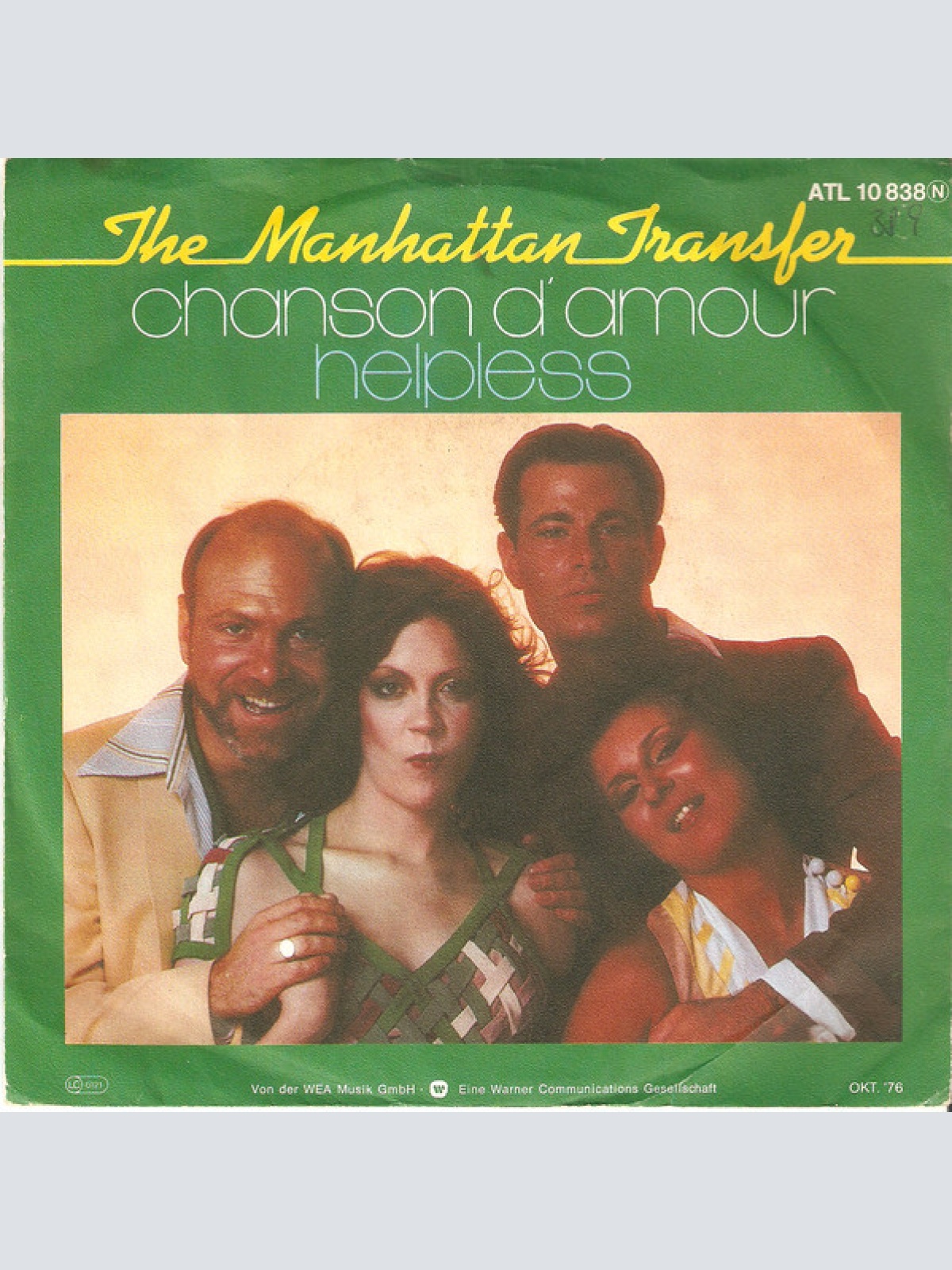 Vinyl / The Manhattan Transfer - Chanson D'Amour / Helpless