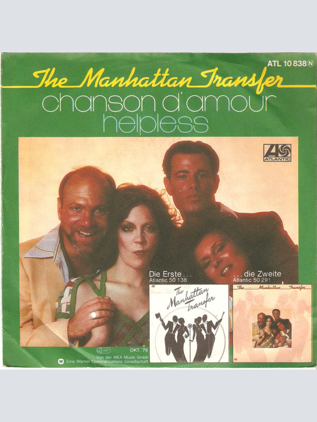 Vinyl / The Manhattan Transfer - Chanson D'Amour / Helpless