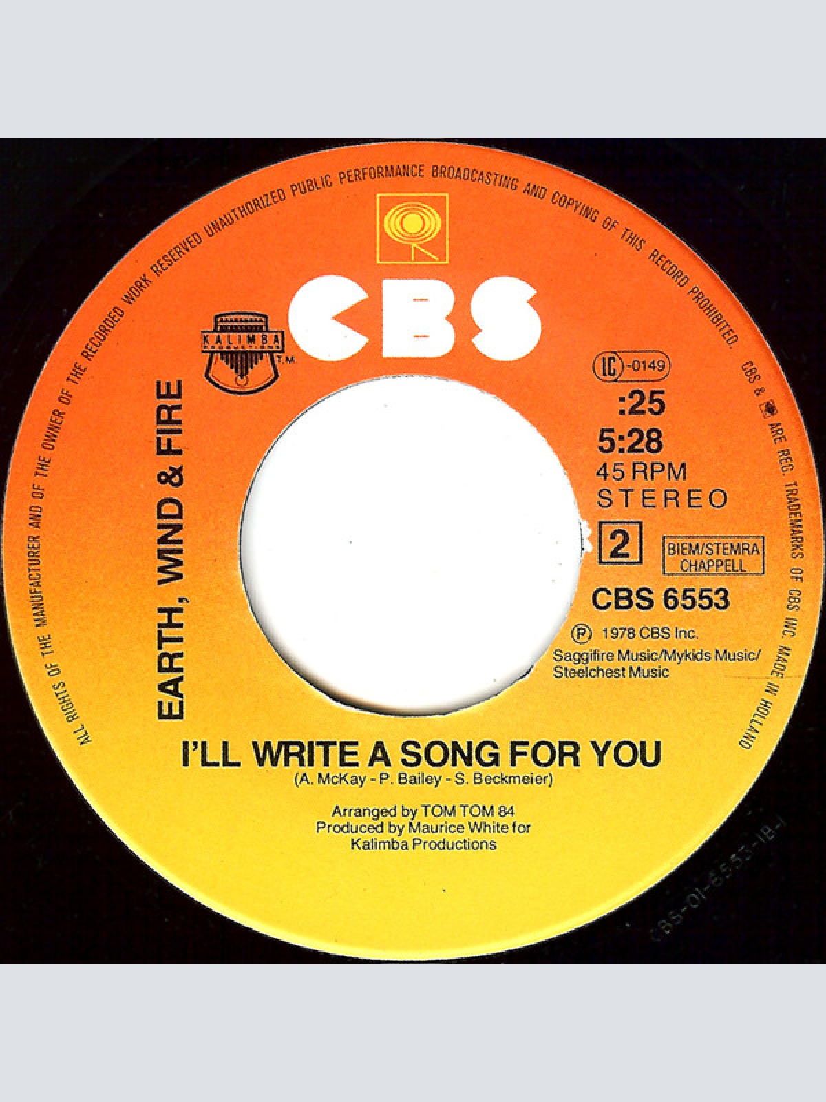 Vinyl / Earth, Wind & Fire - Got To Get You Into My Life