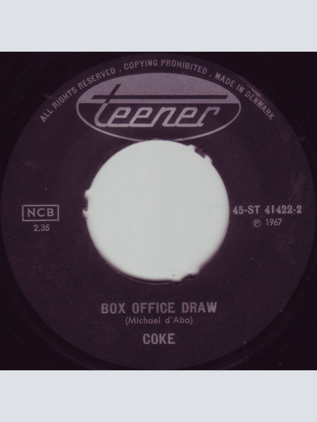 Vinyl / Coke - The Love Revolution / Box Office Draw
