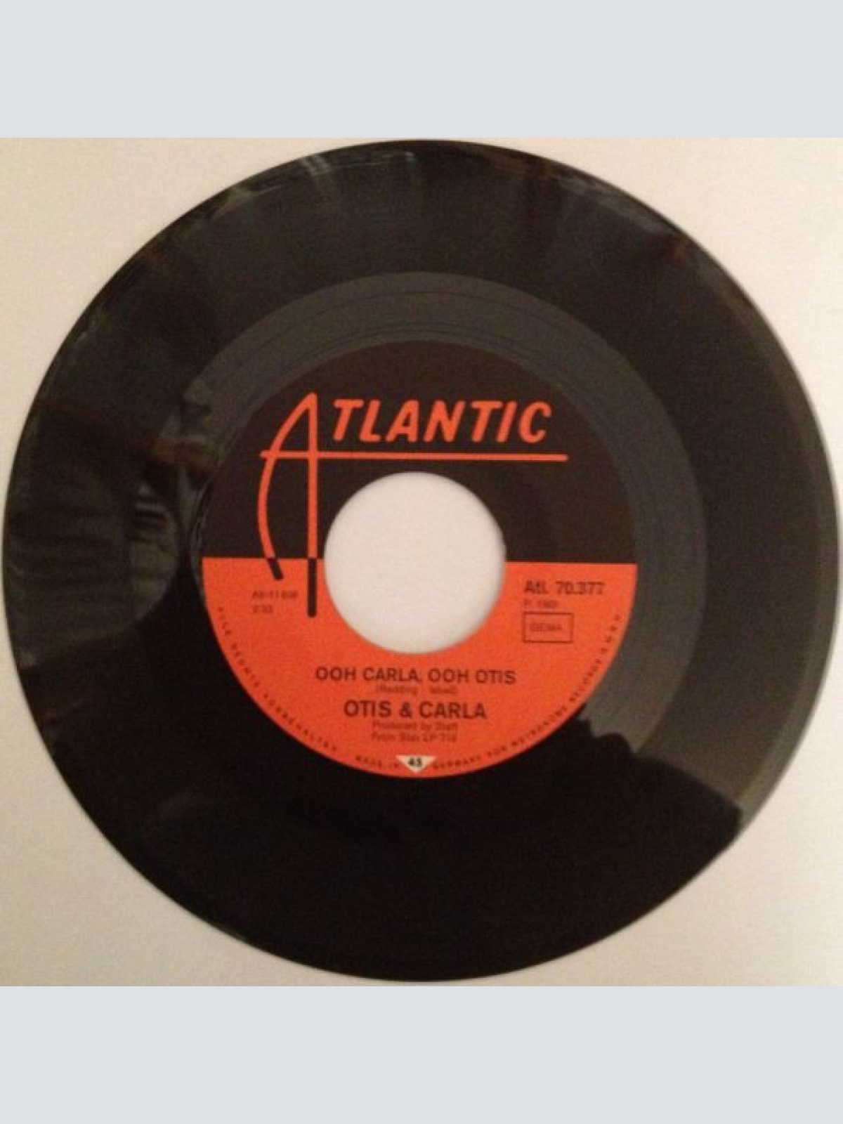 Vinyl / Otis* & Carla* - When Something Is Wrong With My Baby / Ooh Carla, Ooh Otis