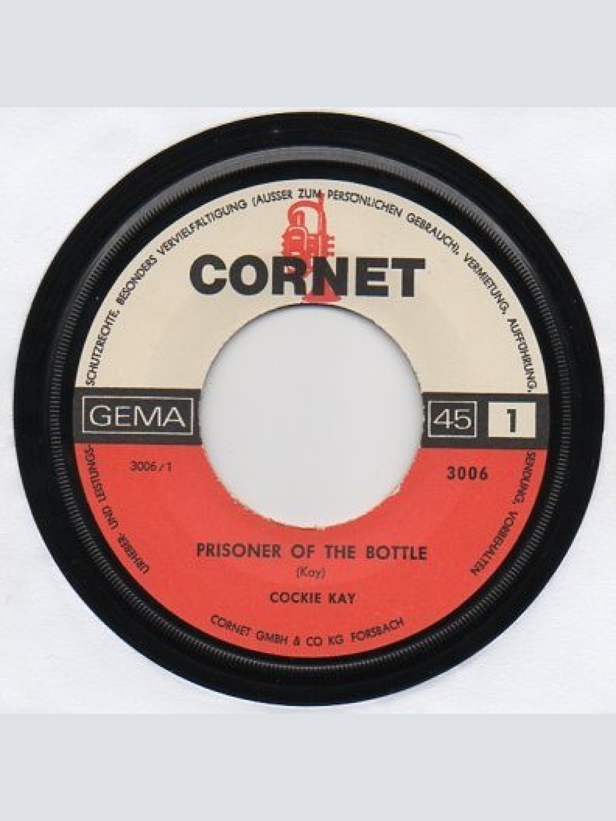 Vinyl / Cockie Kay - Too Young For Love / Prisoner Of The Bottle