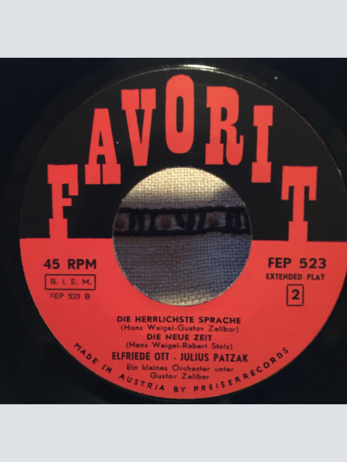 Vinyl / Elfriede Ott Und Julius Patzak - Wienerlieder Ohne Schmalz