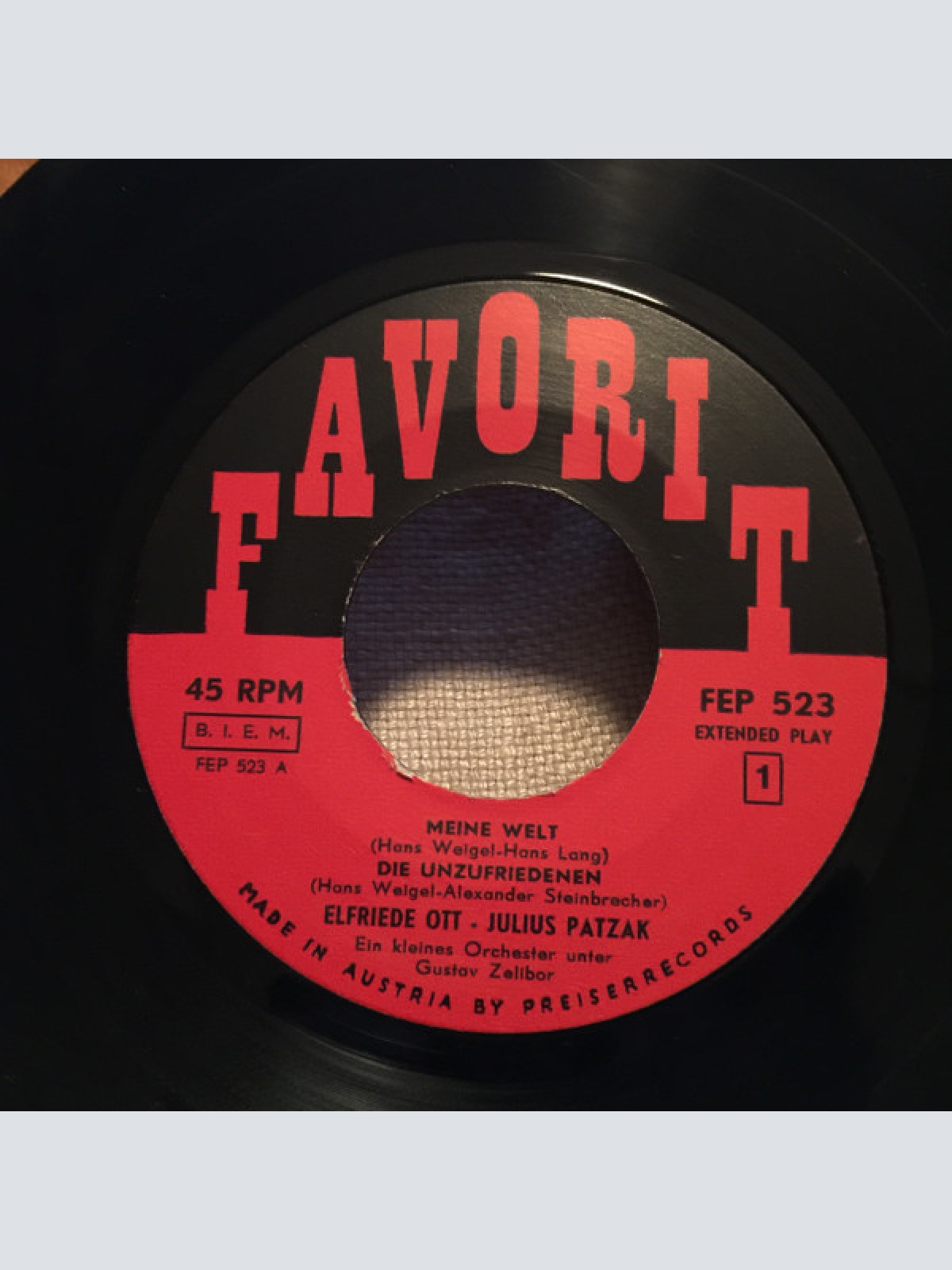 Vinyl / Elfriede Ott Und Julius Patzak - Wienerlieder Ohne Schmalz