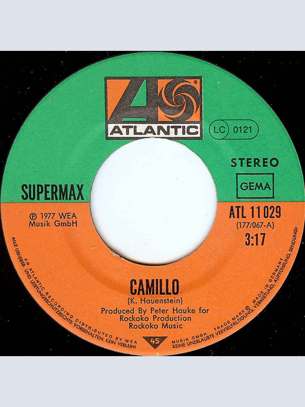 Vinyl / Supermax - Camillo