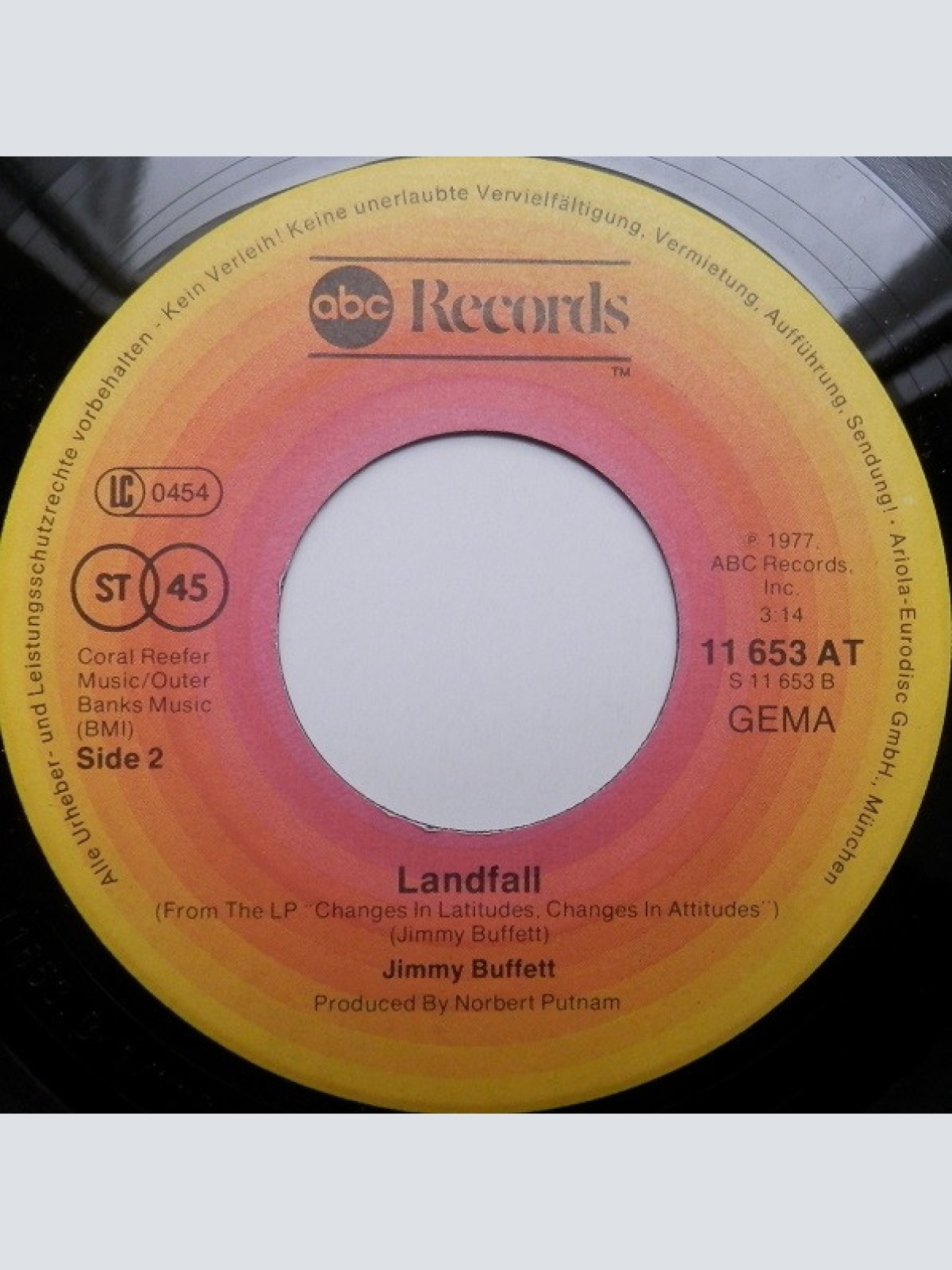 Vinyl / Jimmy Buffett - Changes In Latifudes Changes In Attifudes