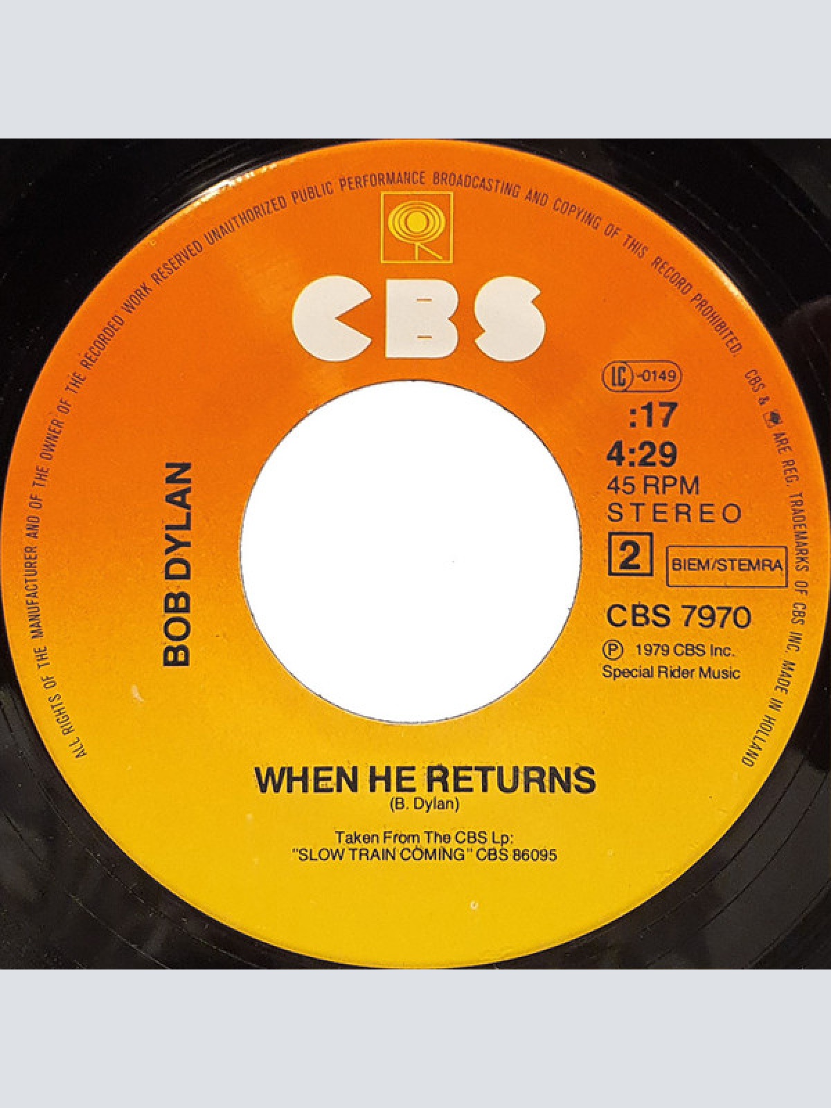 Vinyl / Bob Dylan - Man Gave Names To All The Animals