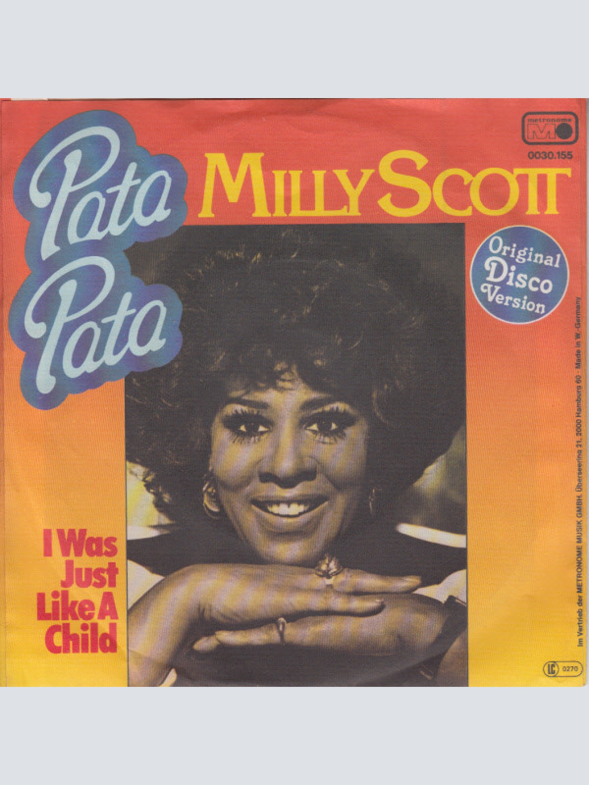 Vinyl / Milly Scott - Pata Pata