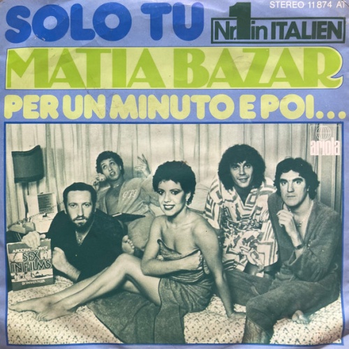 Vinyl / Matia Bazar - Solo Tu