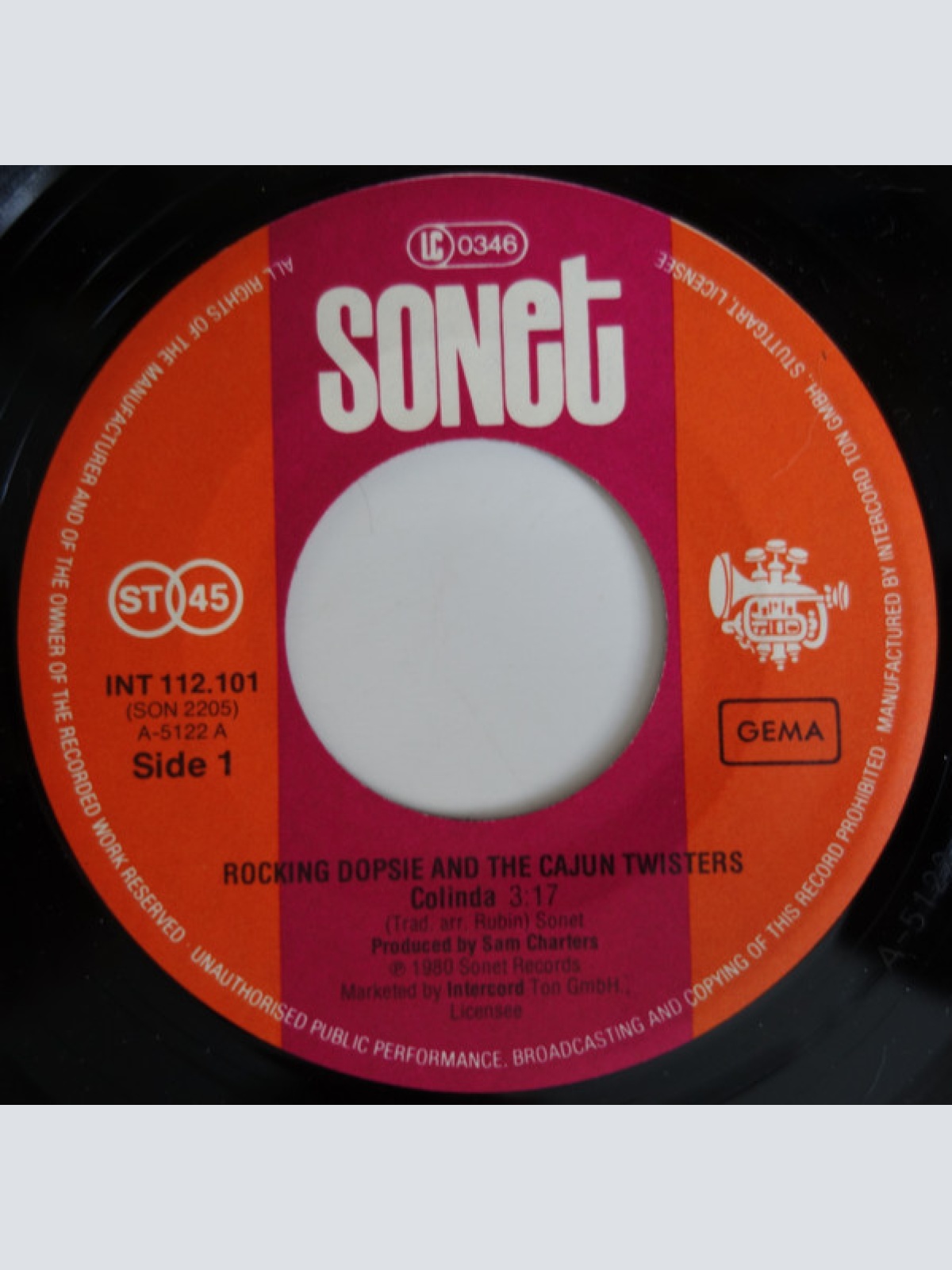 Vinyl / Rocking Dopsie & The Cajun Twisters - Colinda