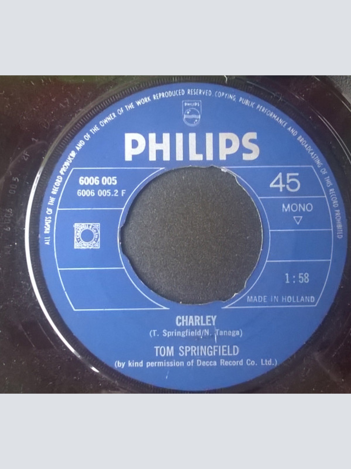 Vinyl / Dusty Springfield & Tom Springfield - Morning Please Don't Come