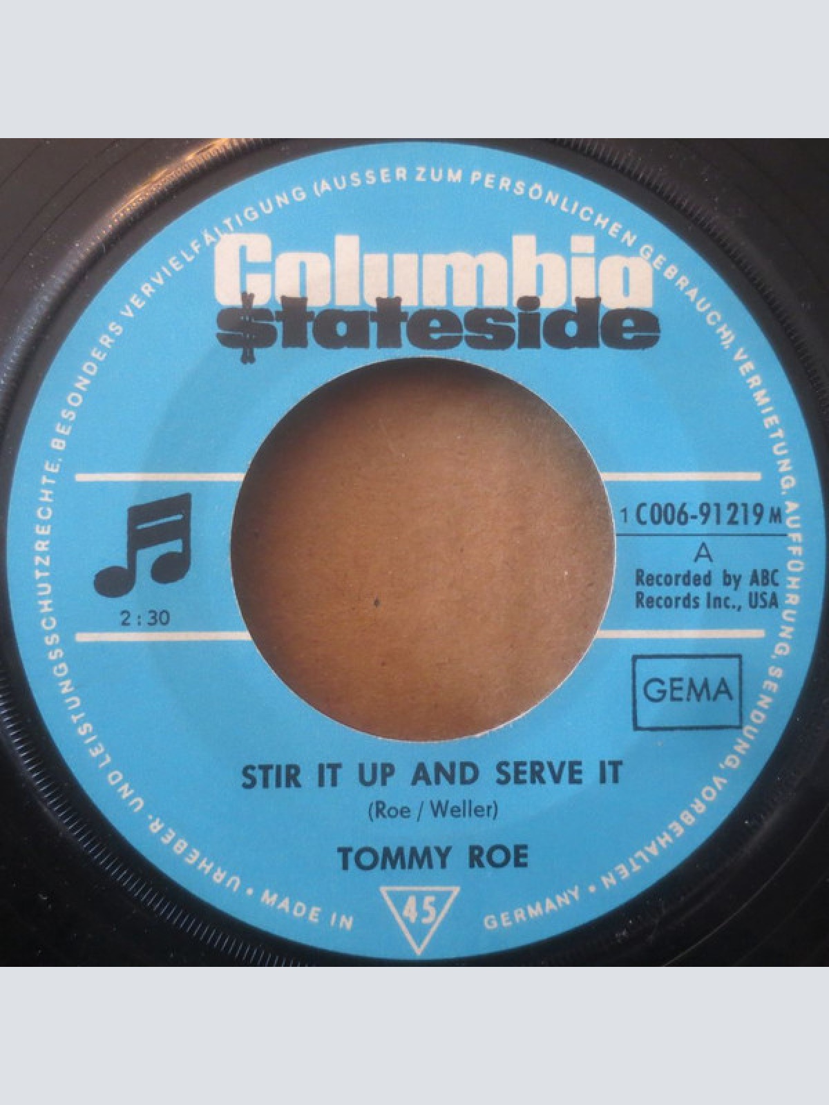 Vinyl / Tommy Roe - Stir It Up And Serve It